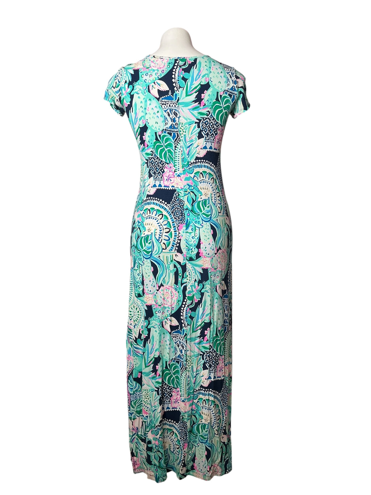 Lilly Pulitzer Wynne Maxi Dress Multi Lookin Sharp - Size XS