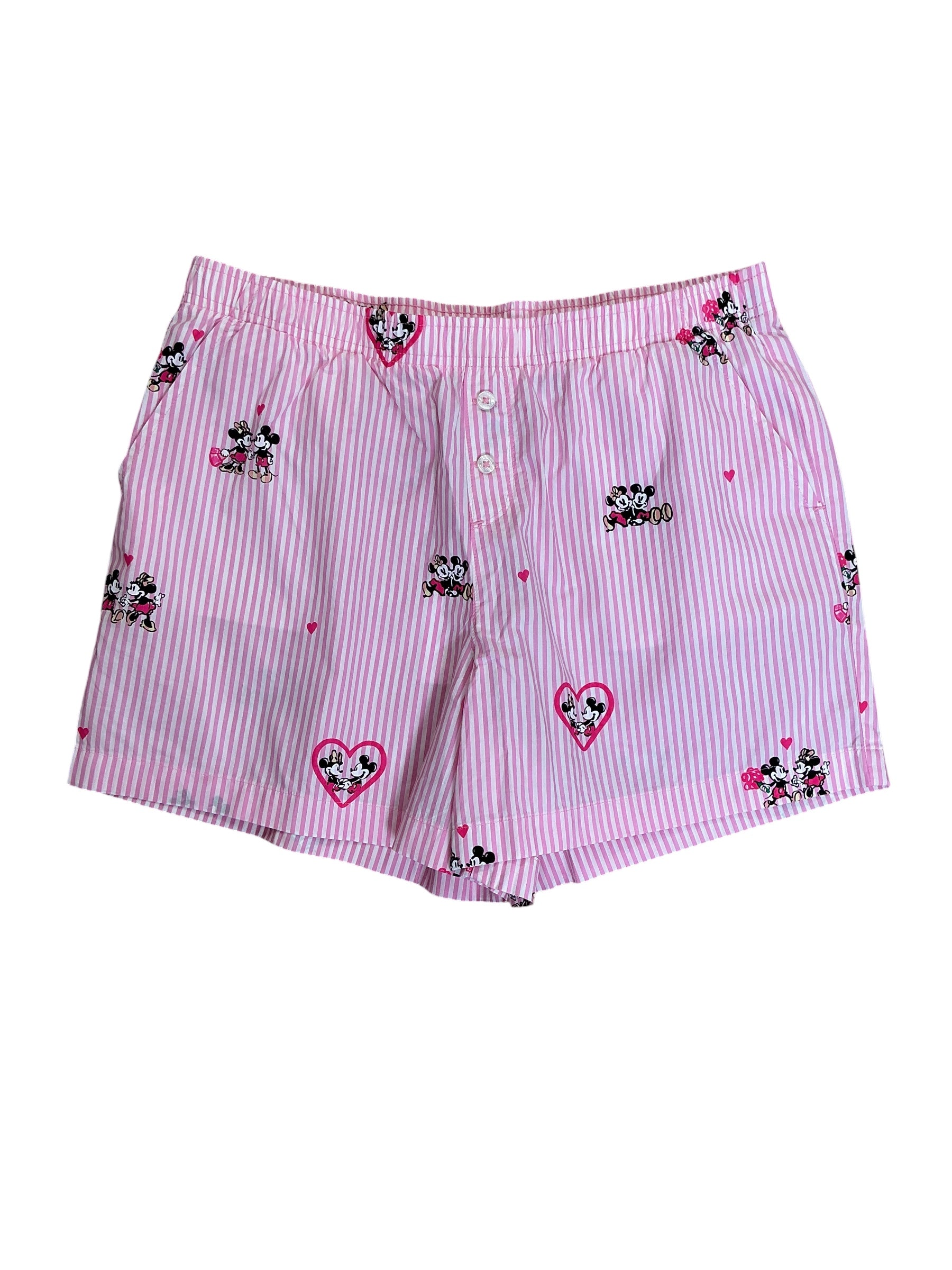 Lilly Pulitzer x Disney NWT Ella PJ Boxer Shorts Multi Disney Half Drop Overpass - Size M