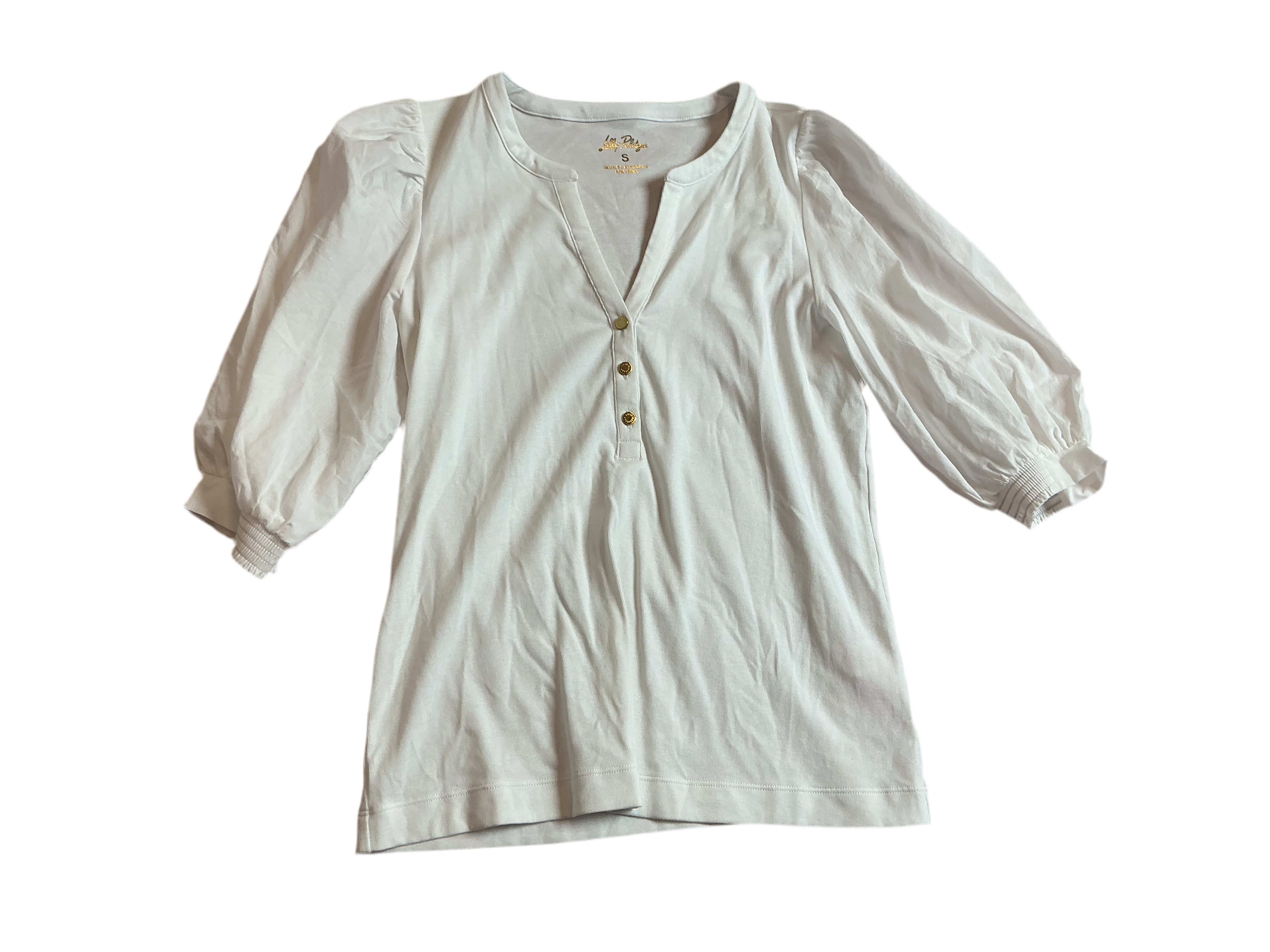 Lilly Pulitzer NWT - Roson Knit Top - Resort White - Size S
