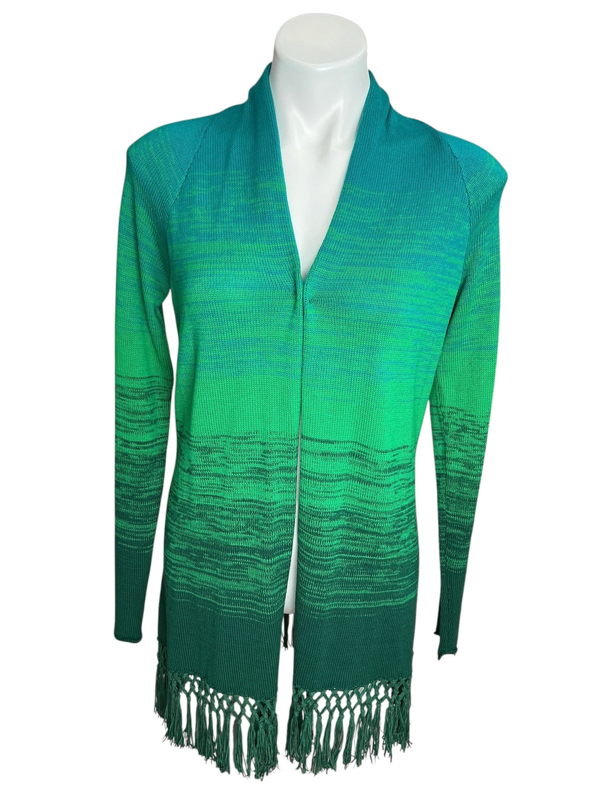 Lilly Pulitzer NWT Tatum Ombré Cardigan Evergreen Marled Ombré - Size S