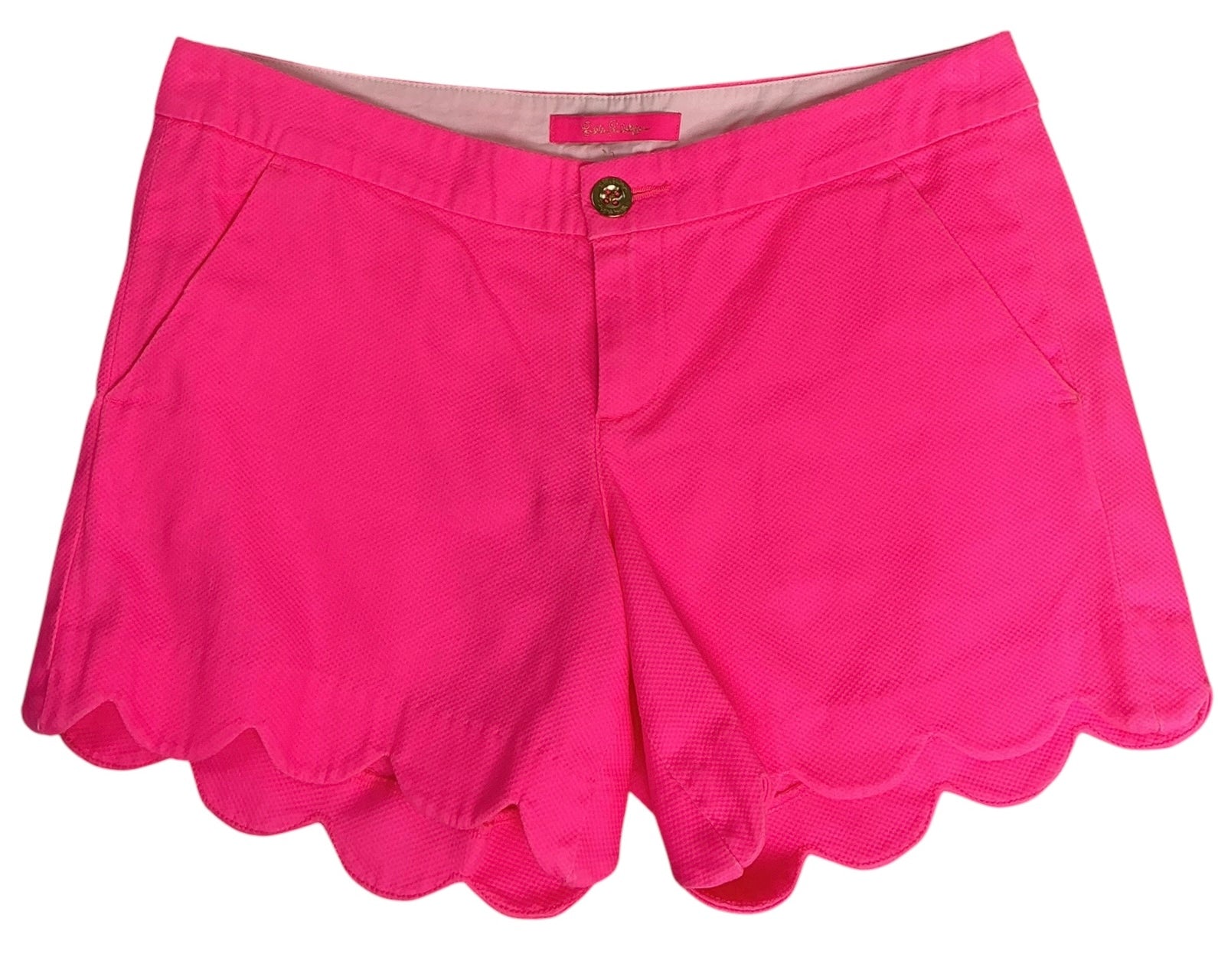 Lilly Pulitzer Buttercup Stretch Shorts Hotty Pink - Size 4
