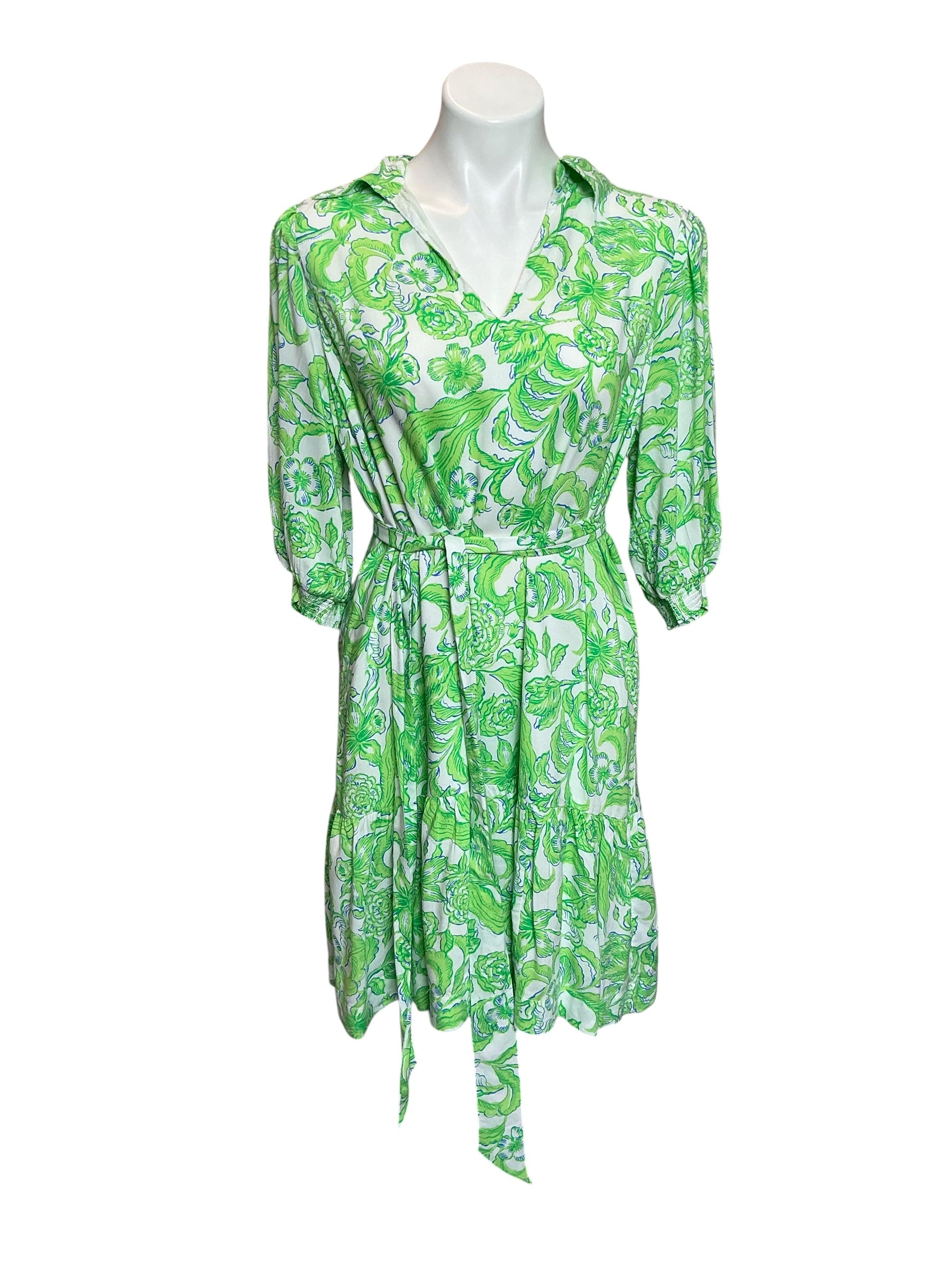 Lilly Pulitzer Renelle Dress Resort White Daffodil Hill - Size 8