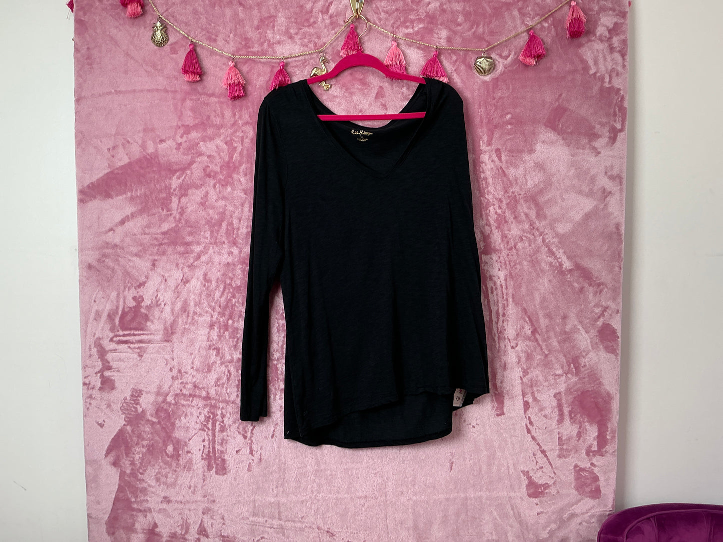 Lilly Pulitzer Long Sleeve Top - Size XL