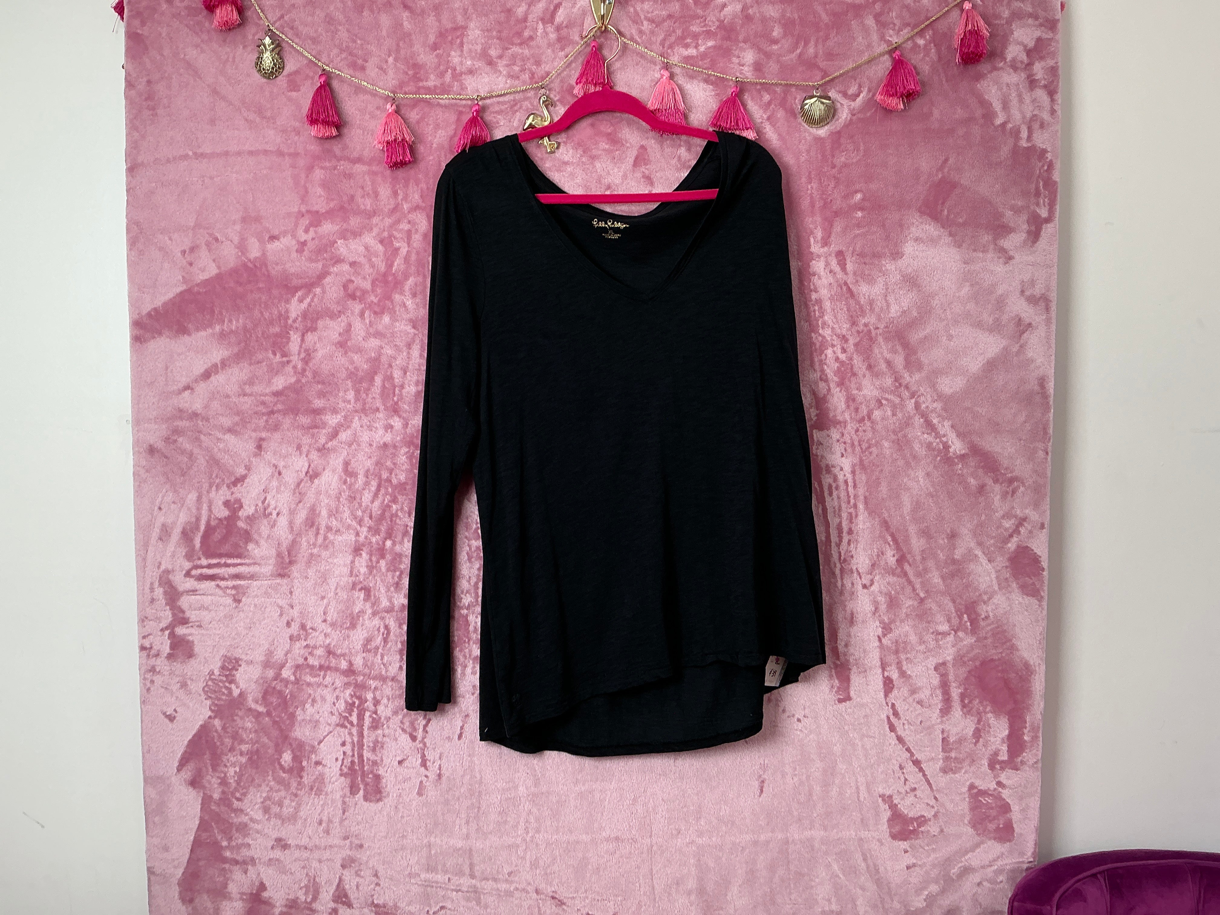 Lilly Pulitzer Long Sleeve Top - Size XL