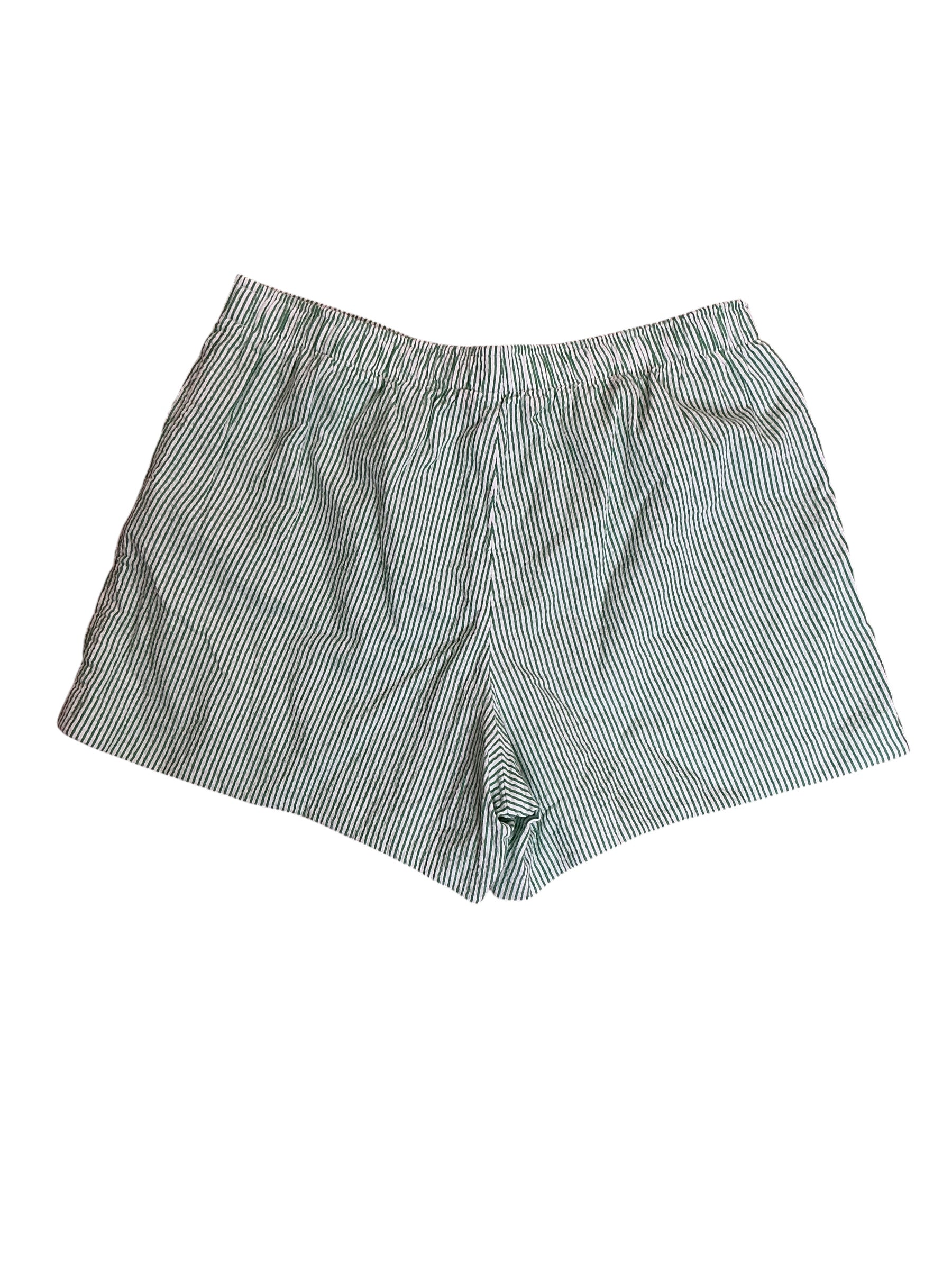 Lilly Pulitzer Lilo Linen Shorts Saint Tropez Stripe - Size L
