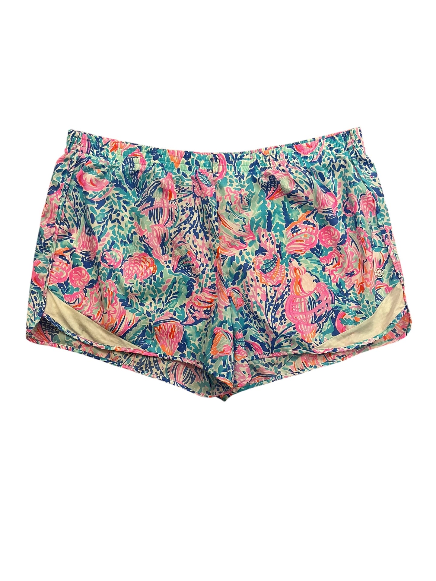 Lilly Pulitzer Luxletic Ocean Trail Shorts Sink Or Swim - Size XL