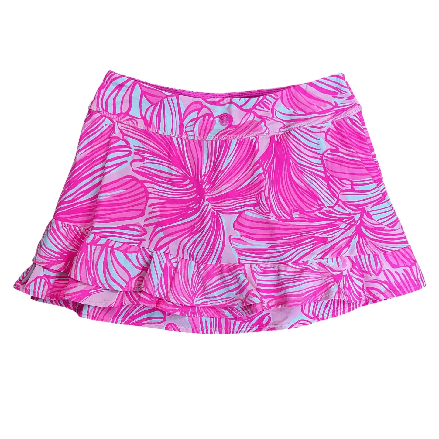 Lilly Pulitzer NWT Roslyn Skort UPF 50+ Prosecco Pink Fronds Place - Size S