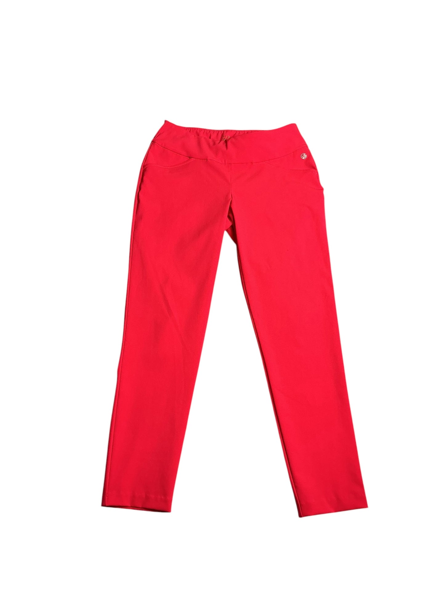 Lilly Pulitzer- Luxletic Corso Pant Mizner Red Size 8