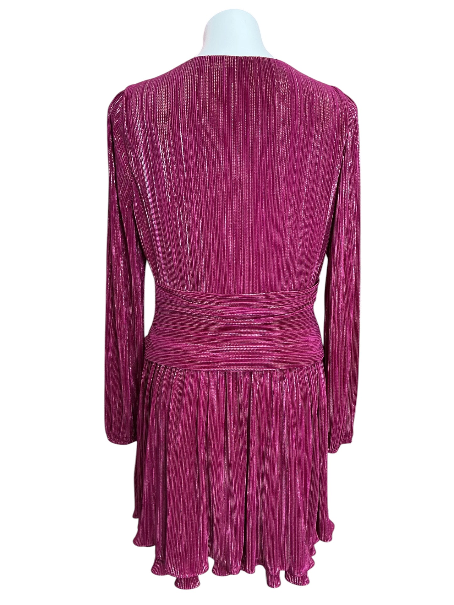 Lilly Pulitzer Jessamine Long Sleeve Dress Mulberry Foil - Size 10