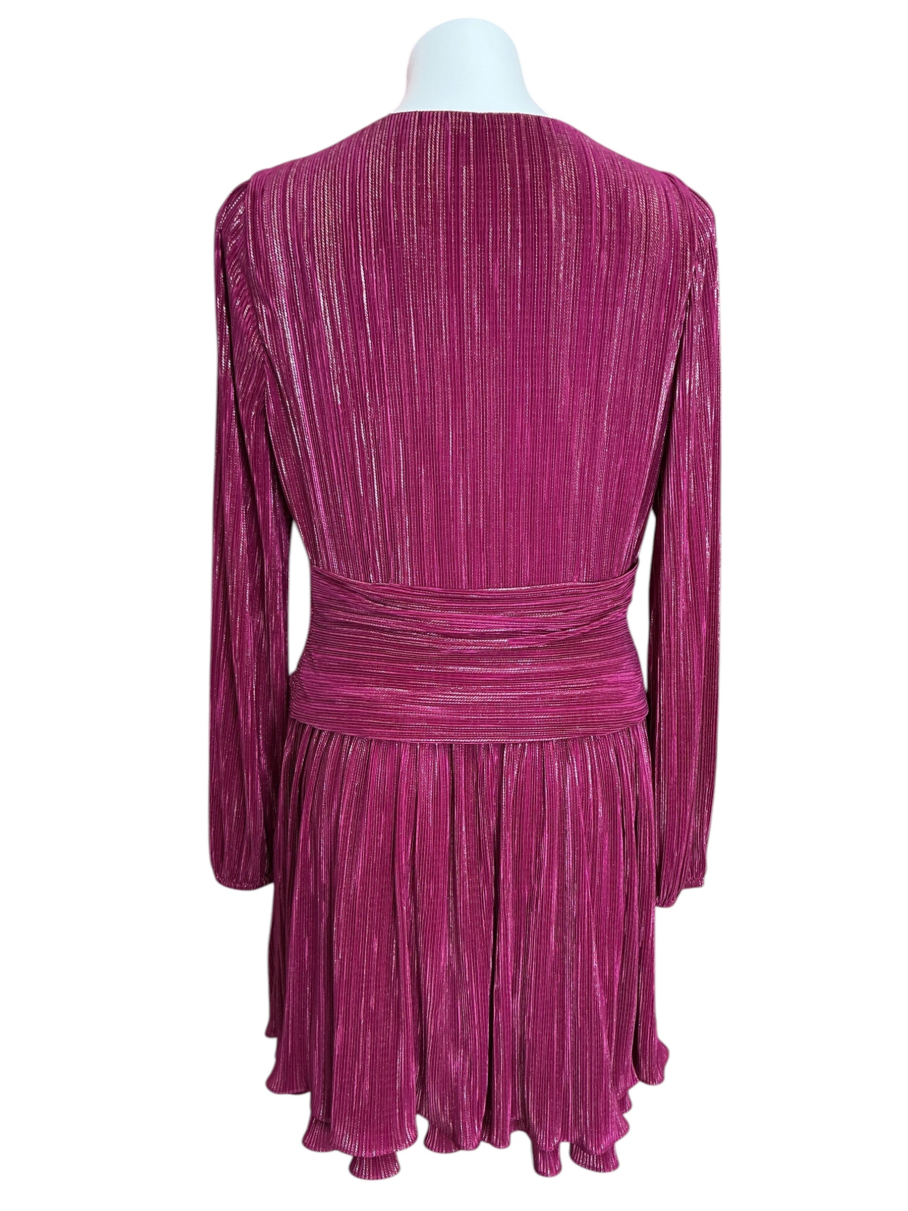 Lilly Pulitzer Jessamine Long Sleeve Dress Mulberry Foil - Size 10