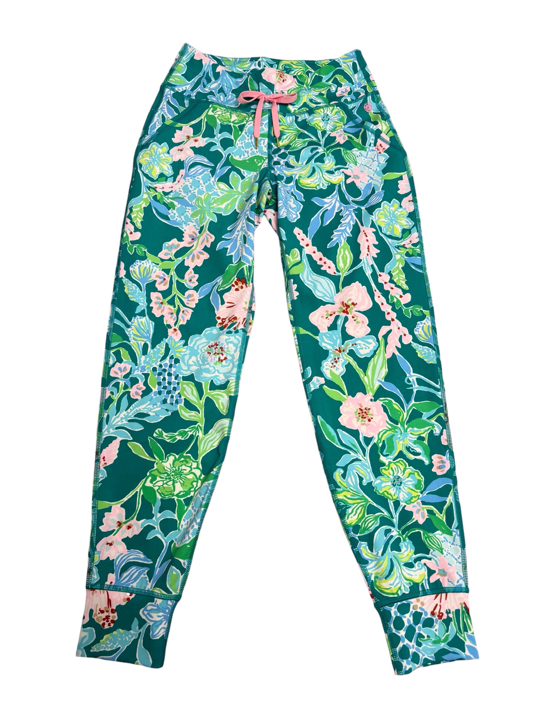 Lilly Pulitzer NWT Island Mid Rise Jogger, Multi- Hot On The Vine Size S