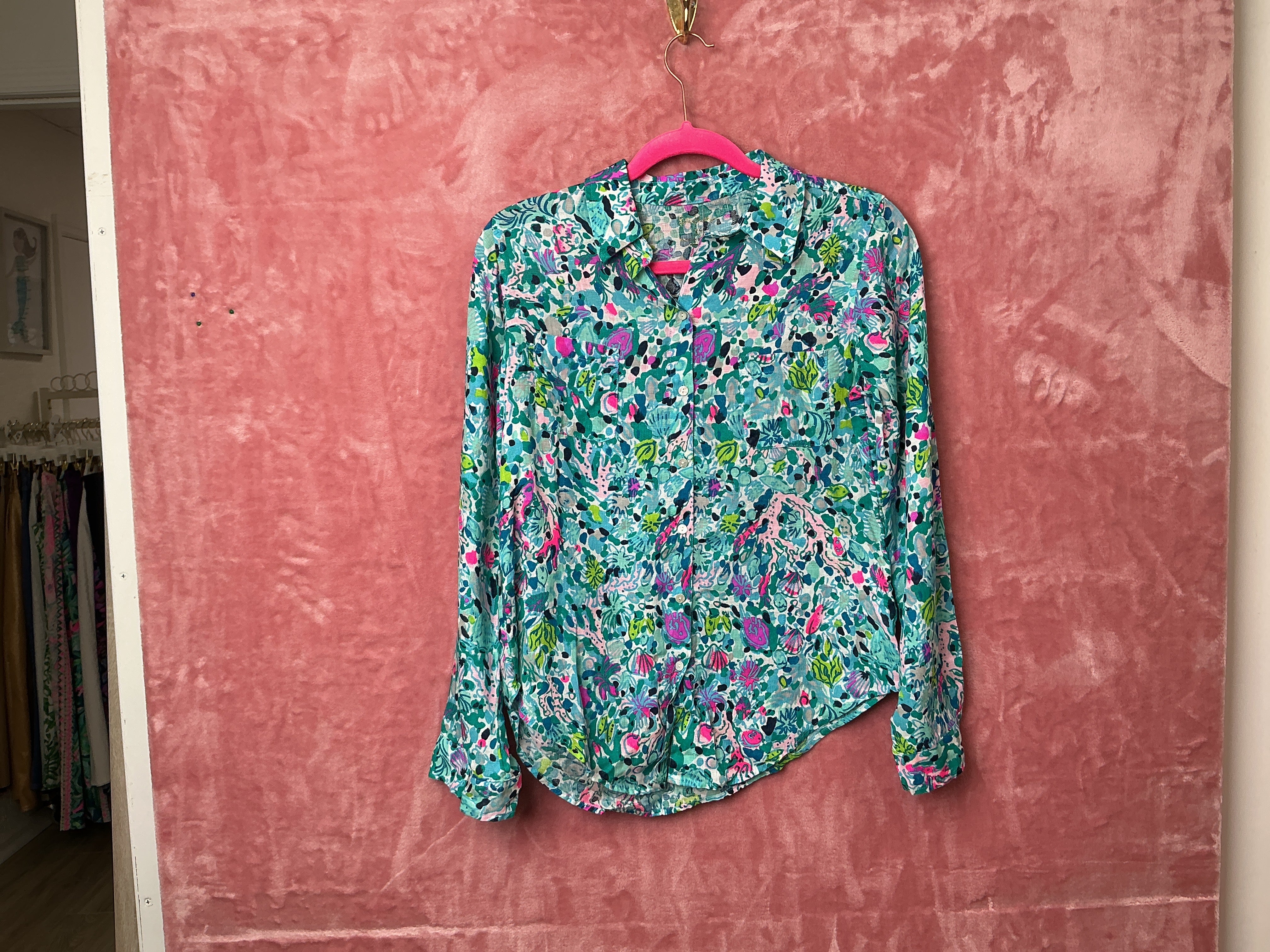 Lilly Pulitzer Long Sleeve Top - Size XS