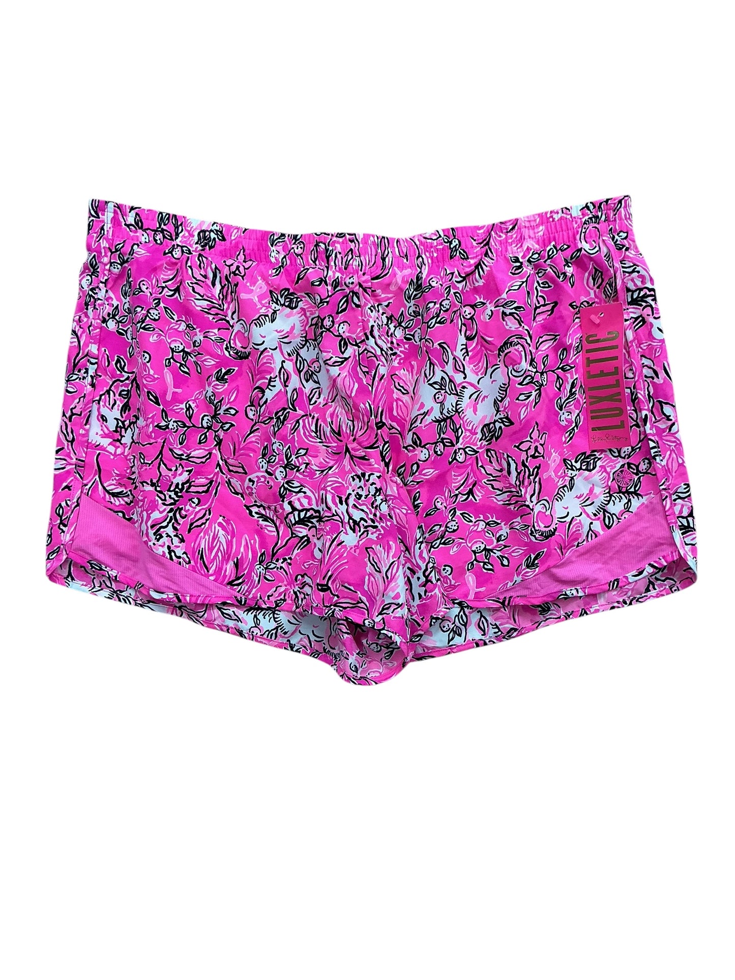 Lilly Pulitzer NWT Ocean Trail Shorts Plumeria Pink Purposefully Pink - Size XL
