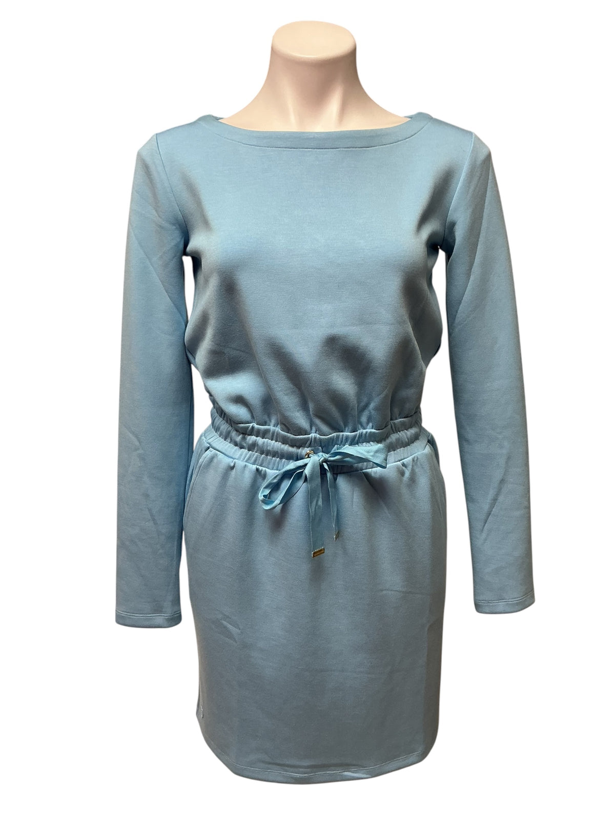 Lilly Pulitzer UPF 50+ Carrick Long Sleeve Dress Bellevue Blue - Size XS