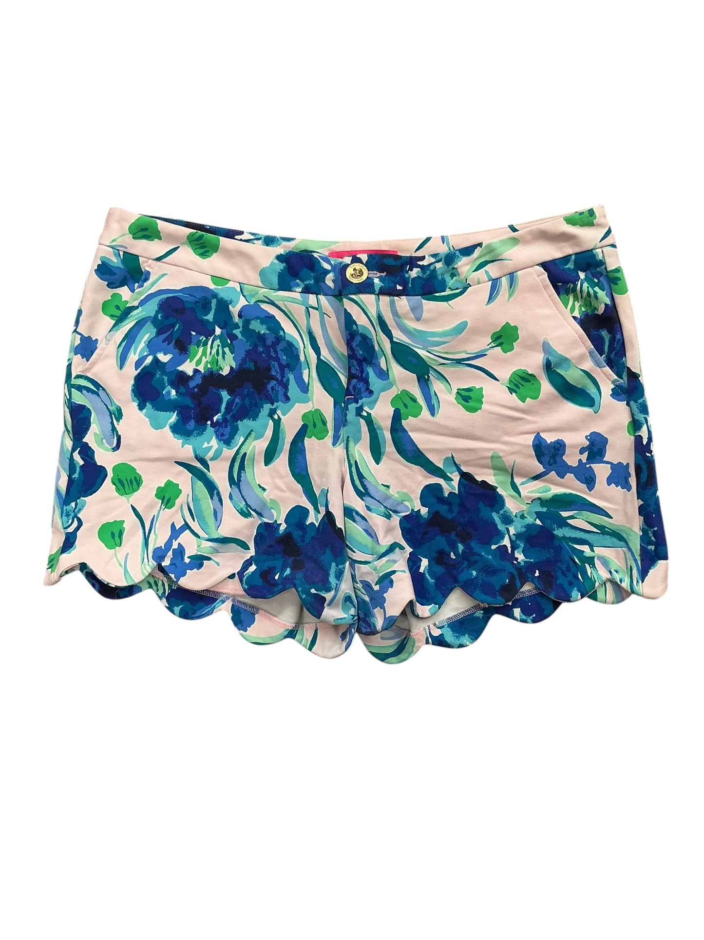 Lilly Pulitzer Buttercup Shorts Pink Tropics Tint Sweet Pea - Size 12