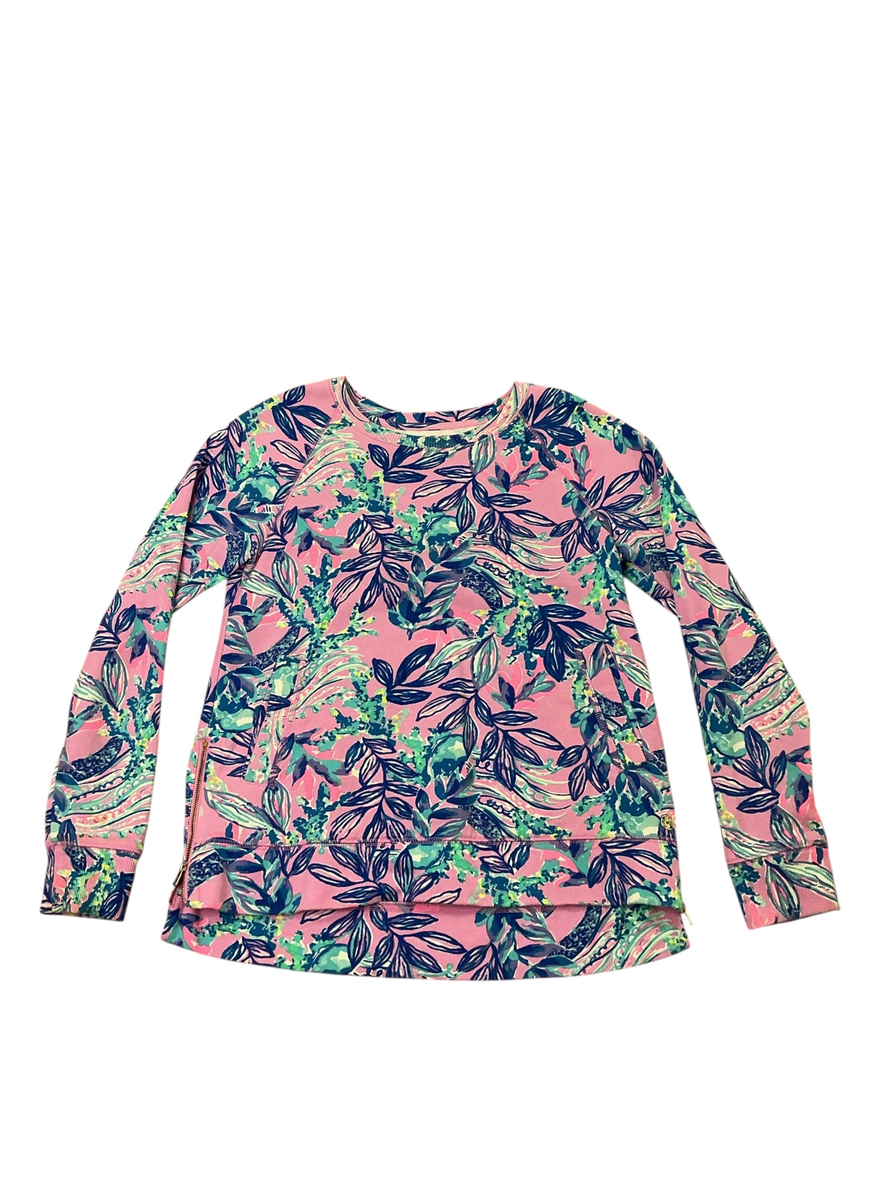 Lilly Pulitzer - Beach Comber Pullover - Lilac Rose Just A Lil Jelly - Size S