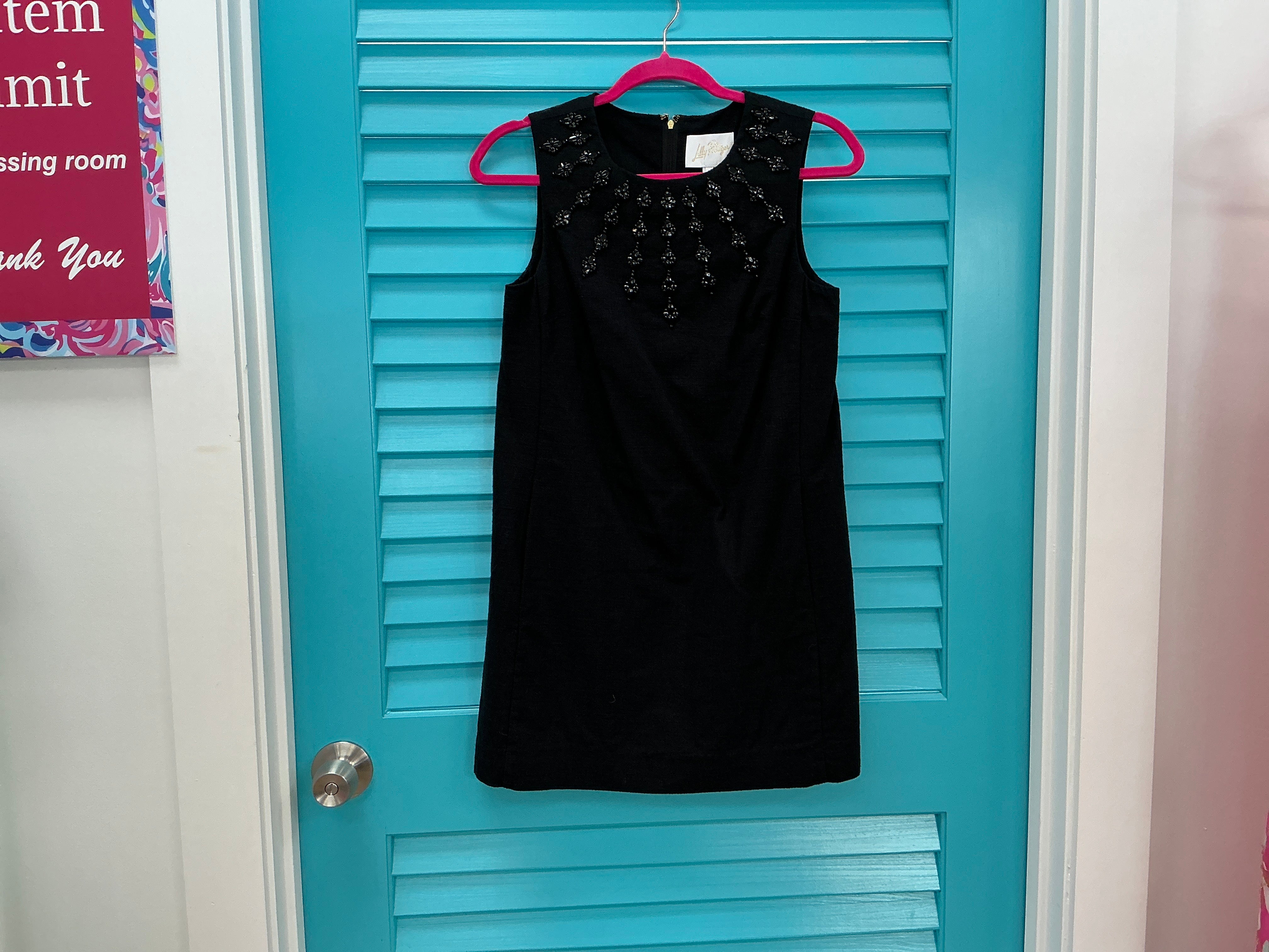 Lilly Pulitzer NWT Edita Embellished Dress Noir - Size 00