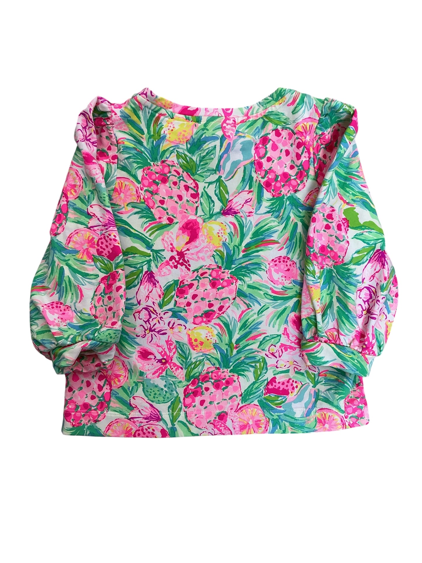 Lilly Pulitzer Kids Girls Mini Corden Sweatshirt Pear Necessities - Size L 8-10