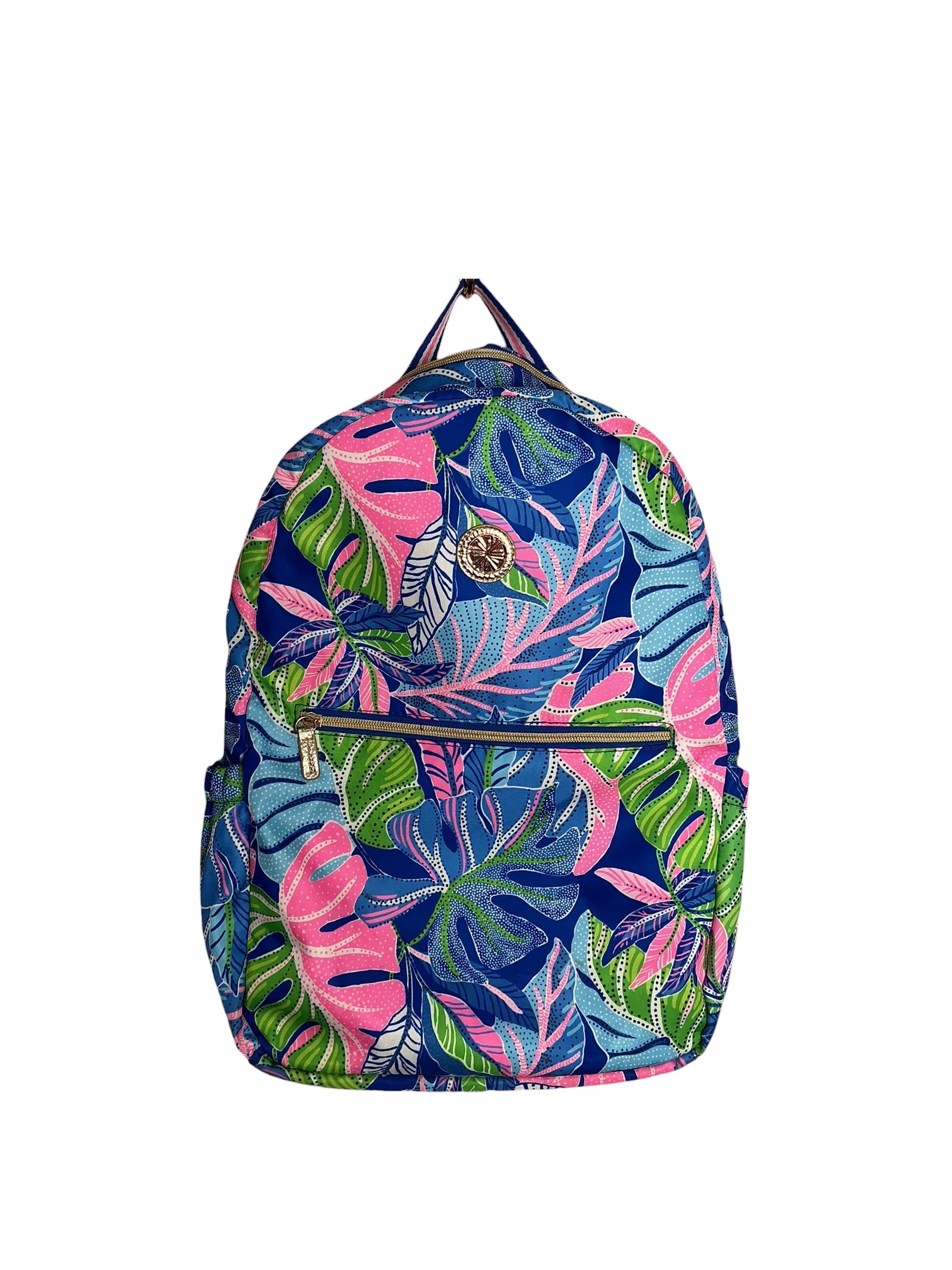 Lilly Pulitzer Blue Grotto Beleaf In Yourself Backpack