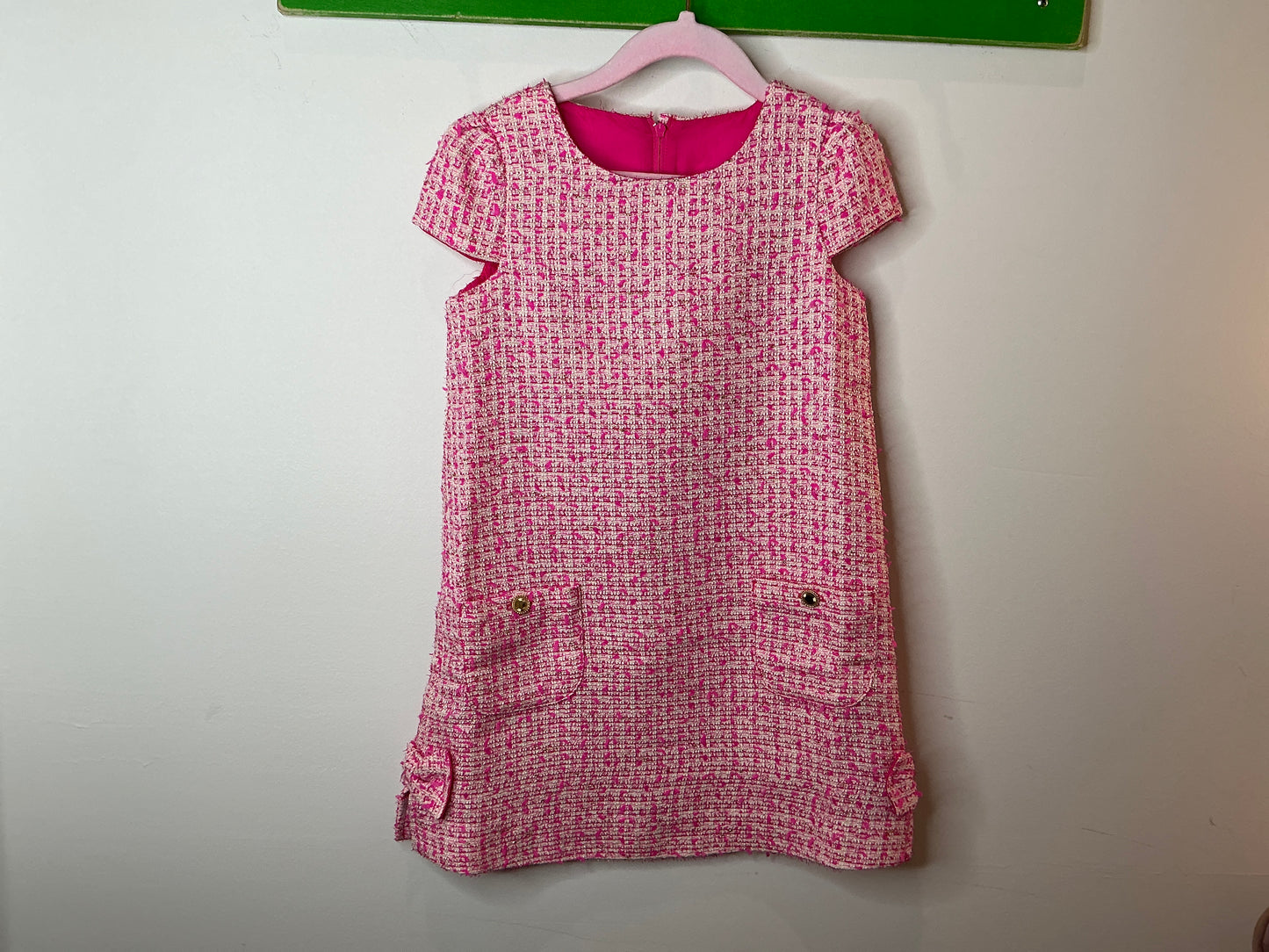 Lilly Pulitzer NWT Little Lilly Short Isle Pink Palms Fantasy Tweed - Size 6