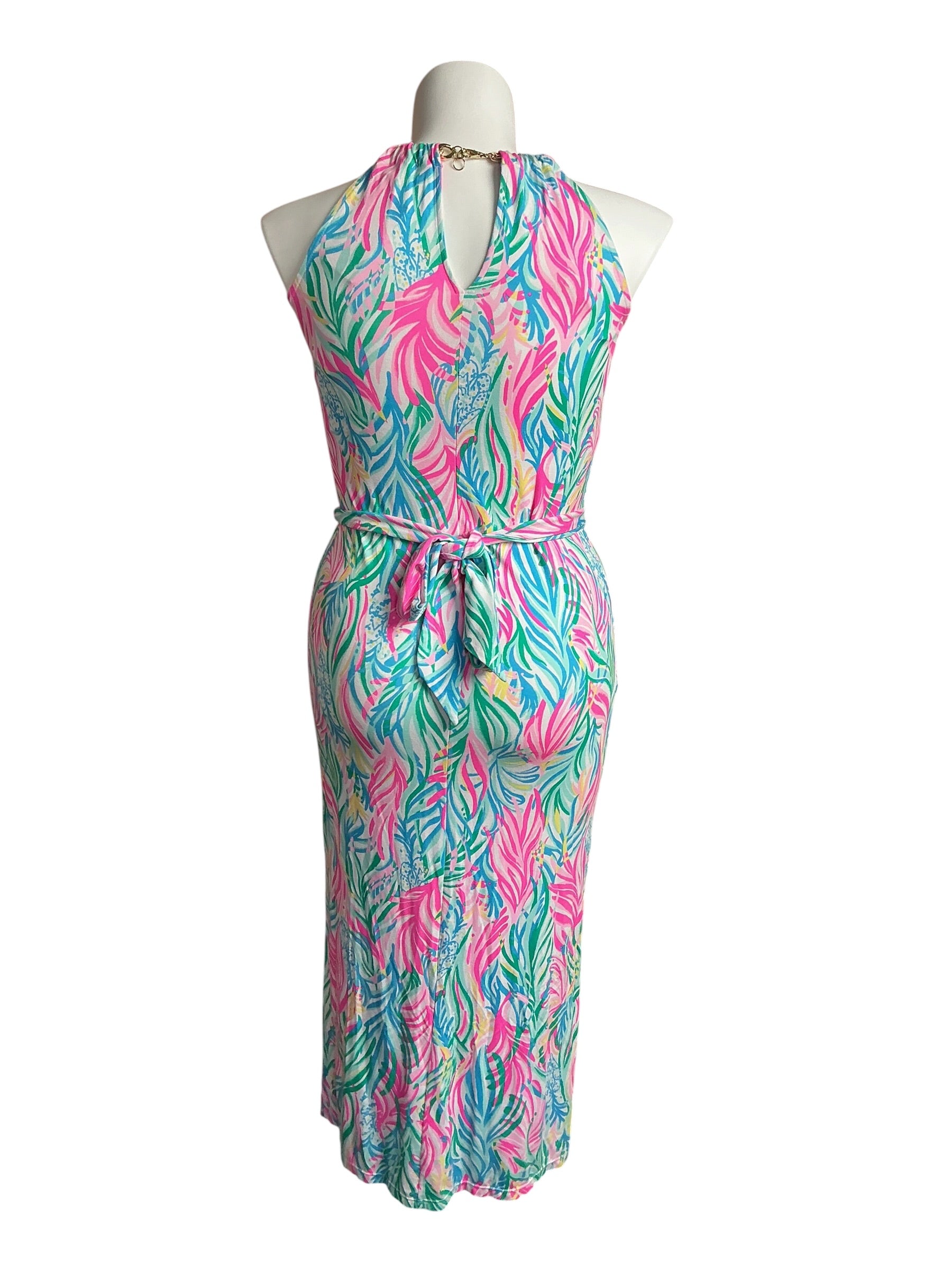Lilly Pulitzer Bingham Midi Dress Sea Turtle Soiree - Size XXS