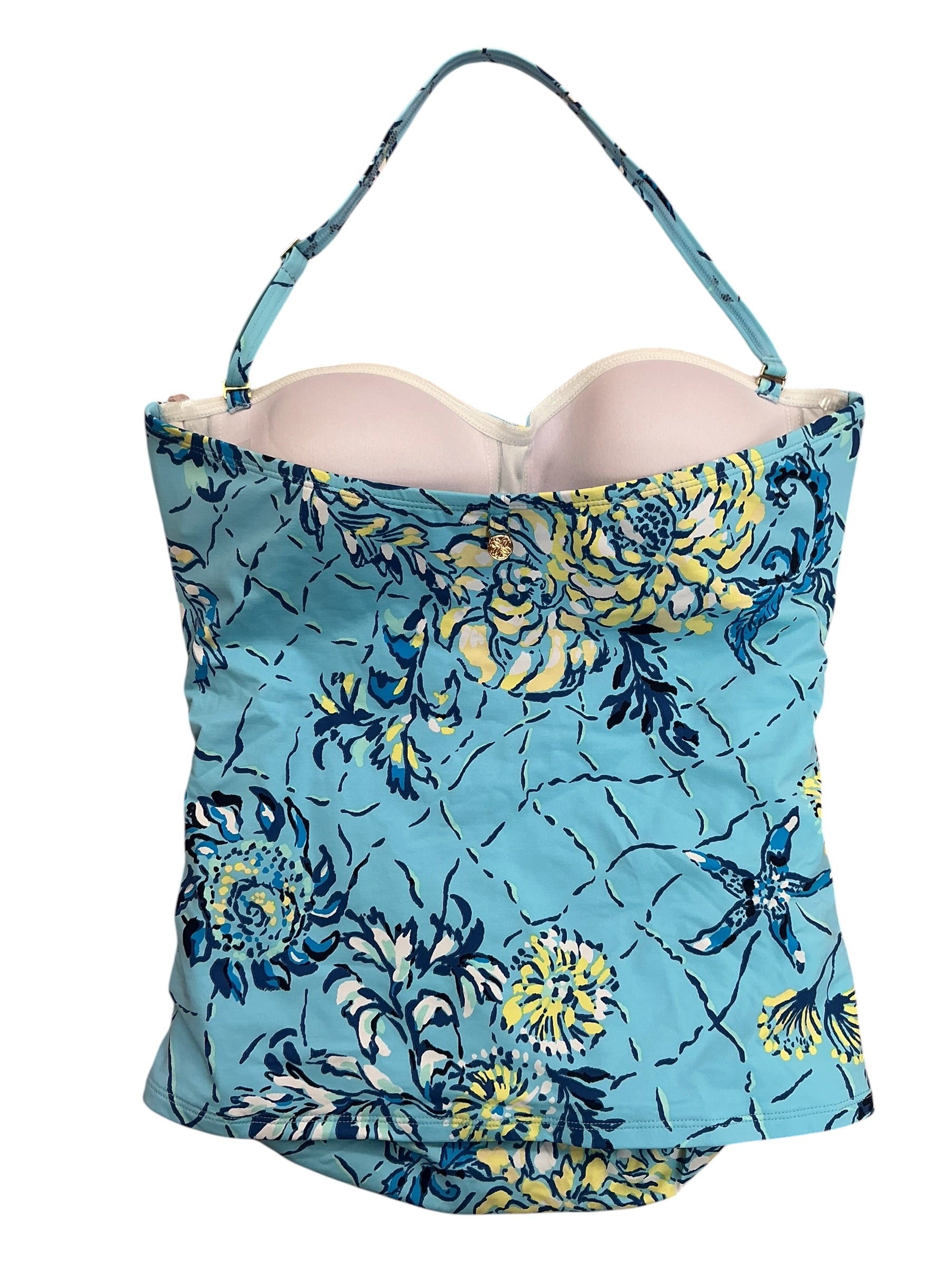 Lilly Pulitzer NWT Flamenco Tankini Bellevue Blue Breakers Beach - Size 10