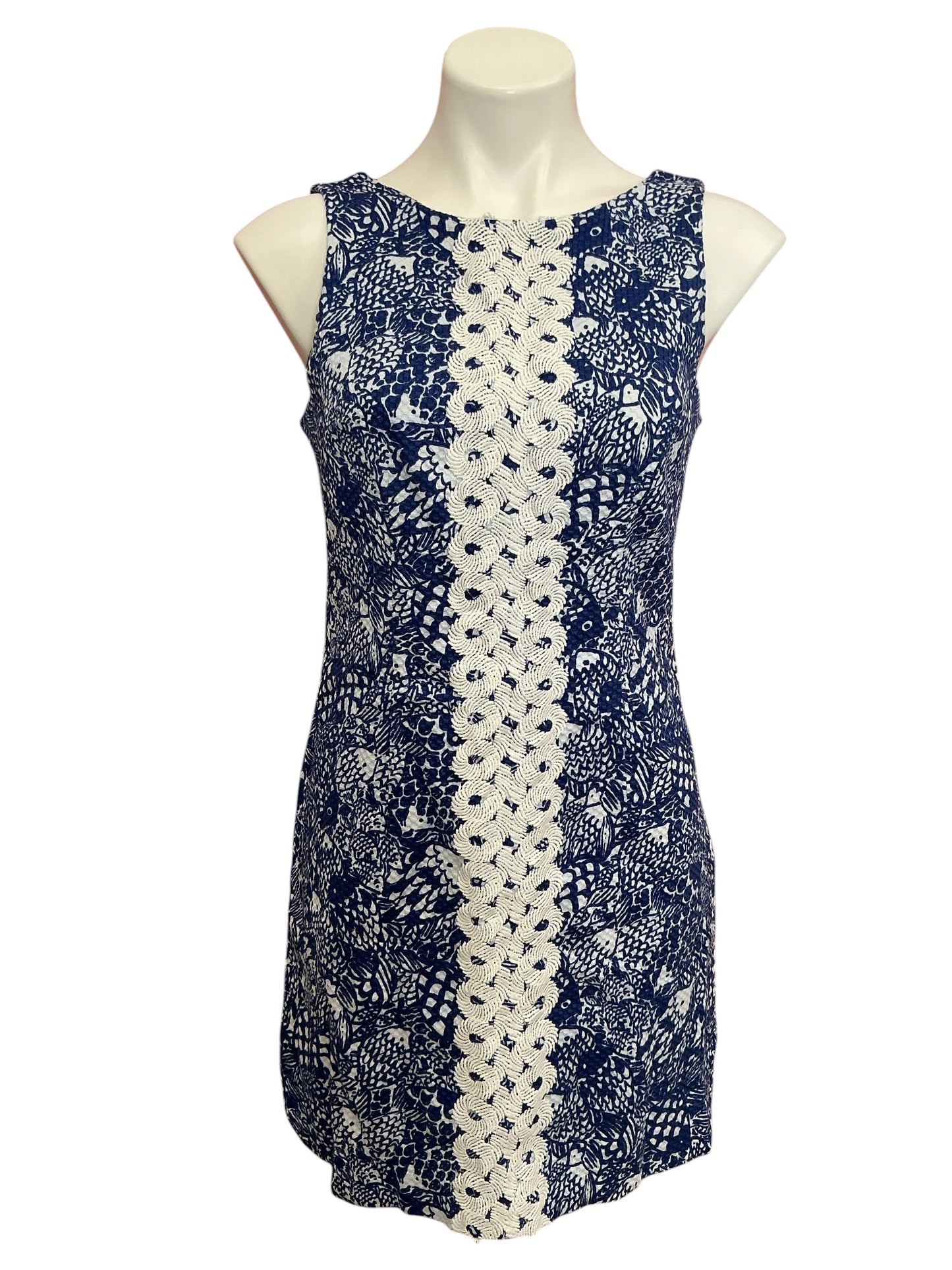 Lilly Pulitzer For Target Upstream Shift Dress True Navy - Size 8