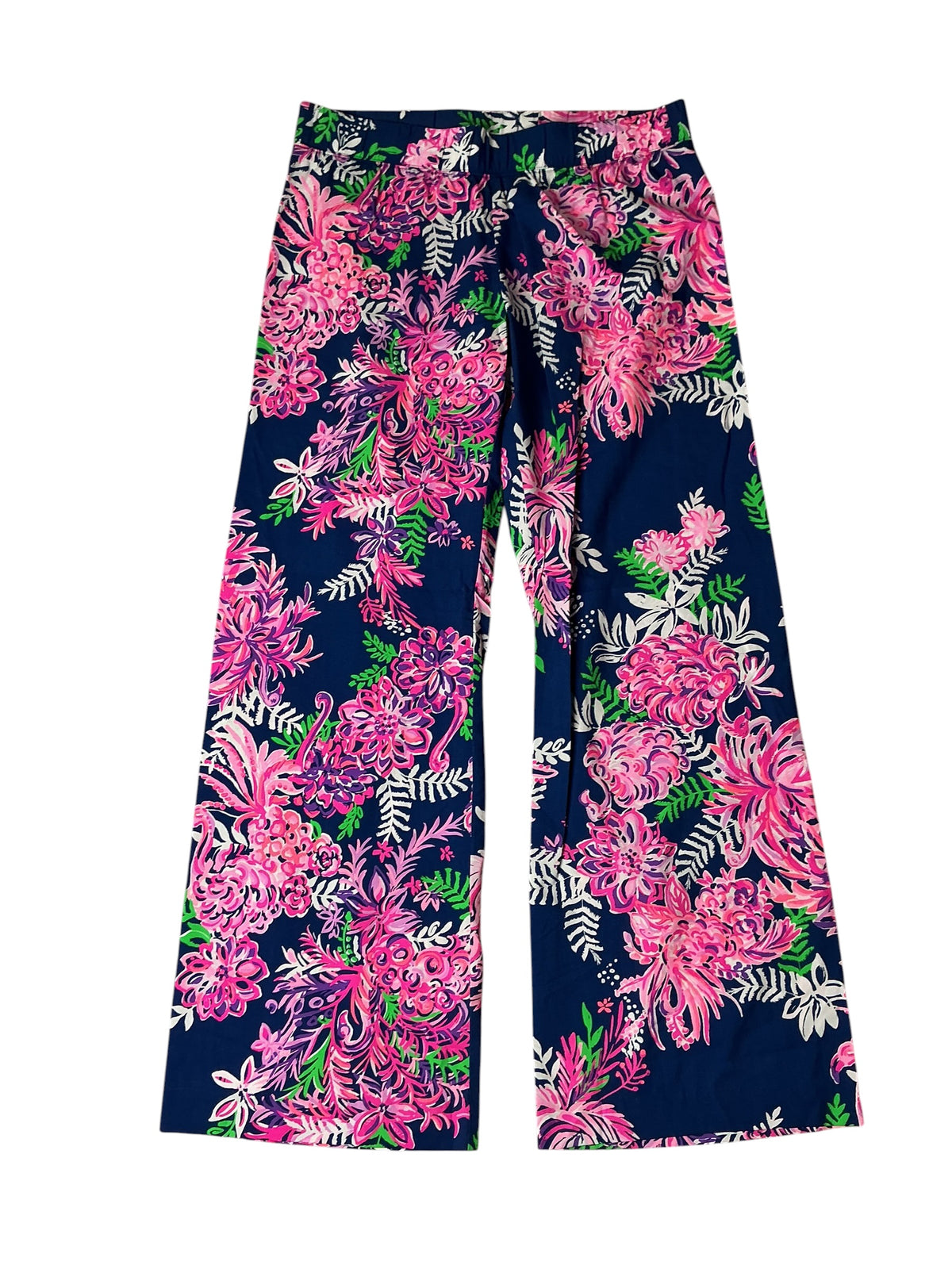 Lilly Pulitzer NWT Bal Harbour Oyster Bay Navy Ruffle Your Feathers - Size L