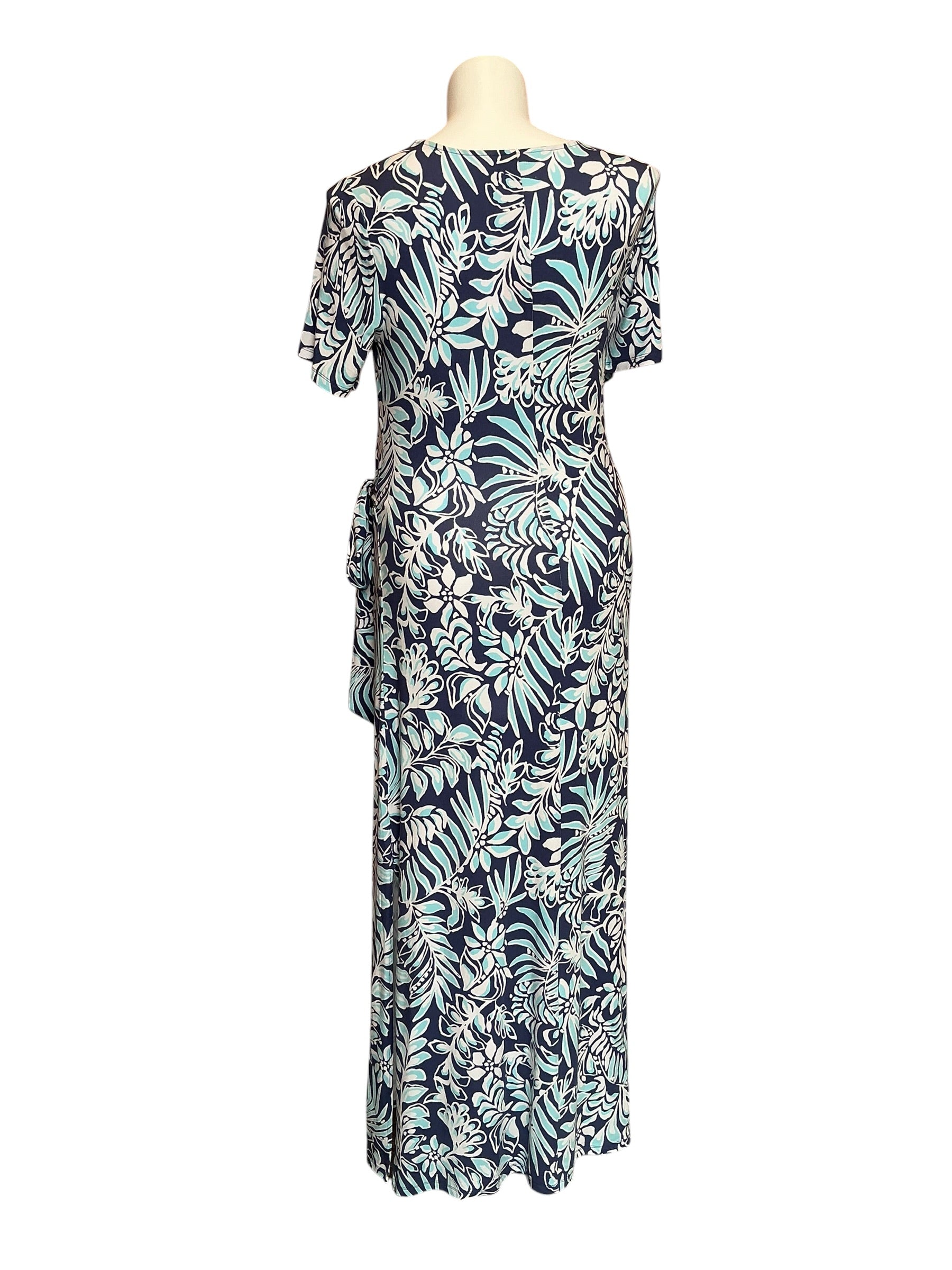 Lilly Pulitzer NWT Chace Maxi Dress Sapphire Pool Summer Shorelines - Size XL