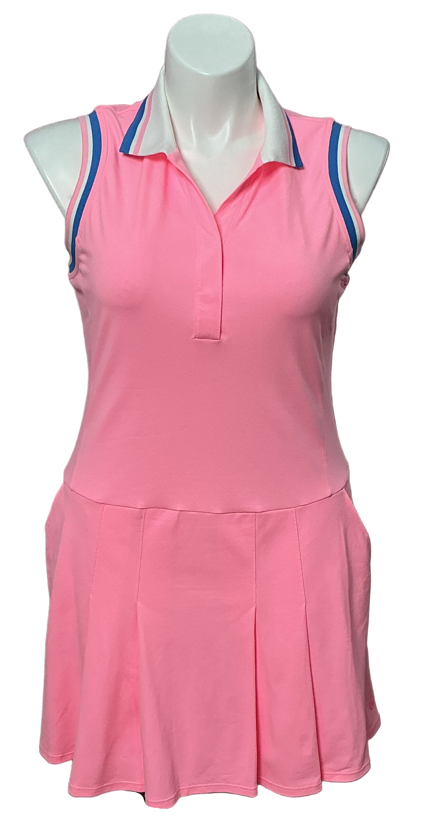 Lilly Pulitzer NWT - Jessamy Sleeveless Dress UPF 50+ - Sorbet Pink - With Shorts - Size L