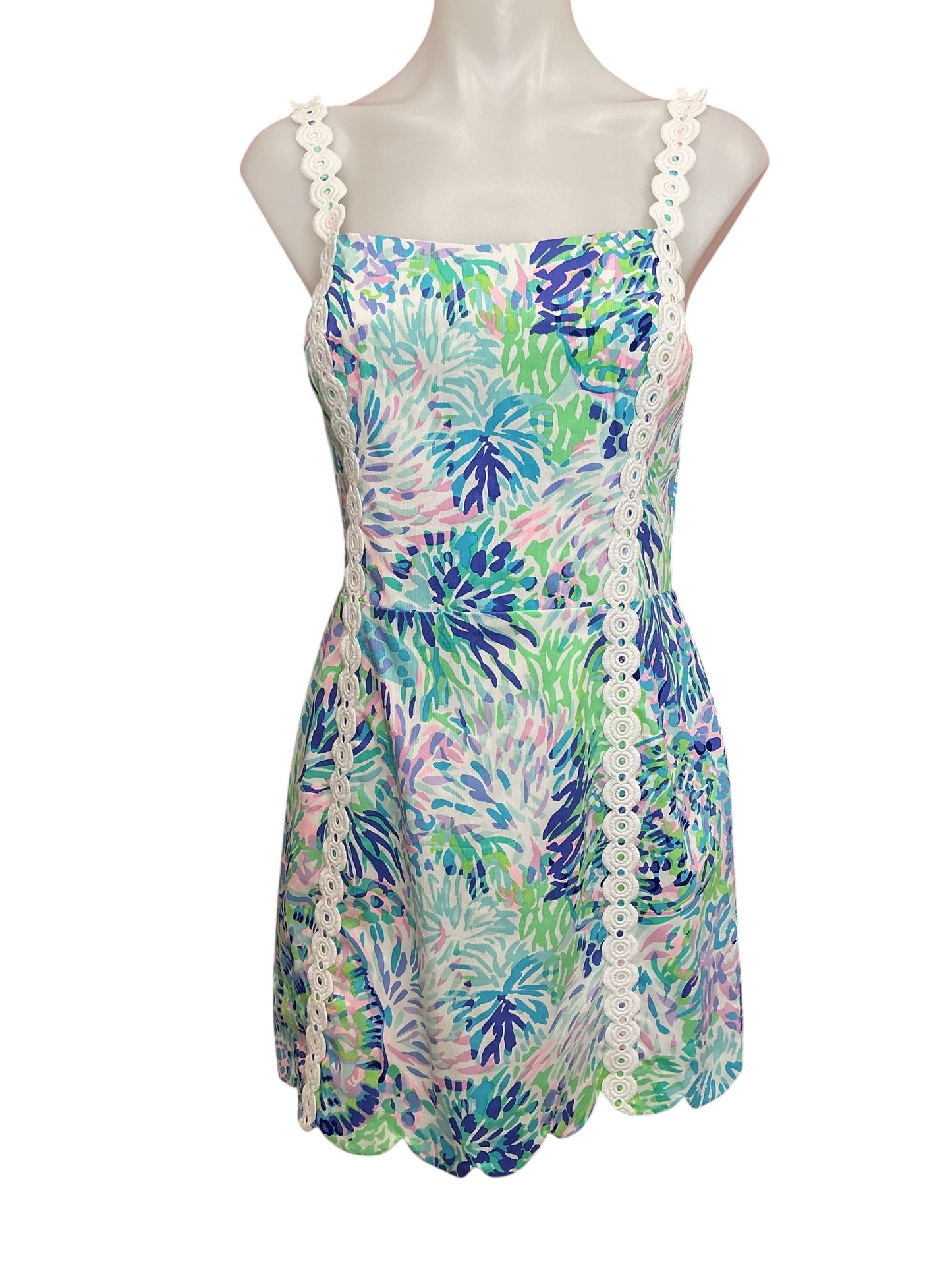 Lilly Pulitzer Jesse Romper Shell Of A Party - Size 4