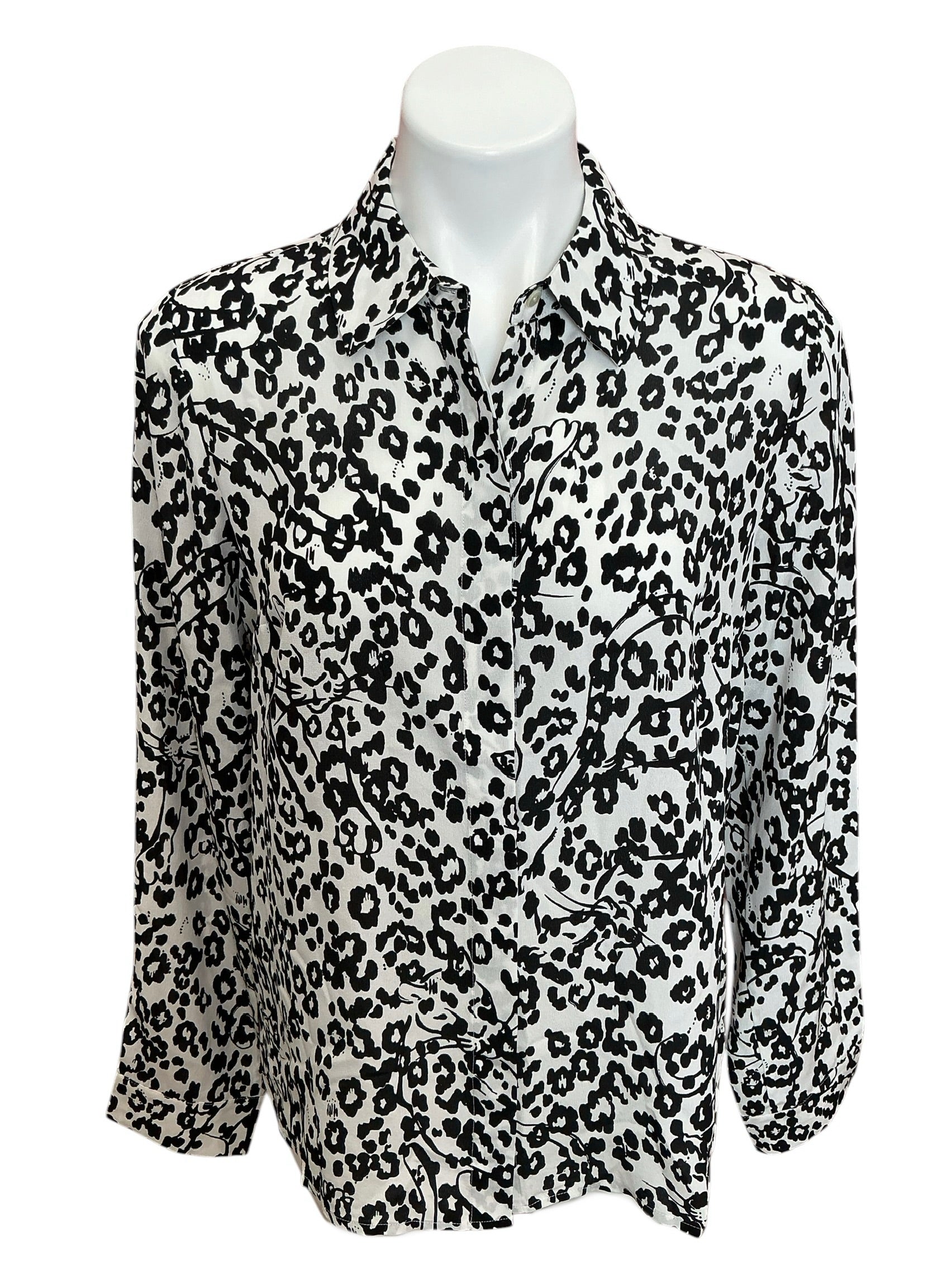 Lilly Pulitzer NWT Kiran Button Down Top Coconut Lets Pawty - Size S