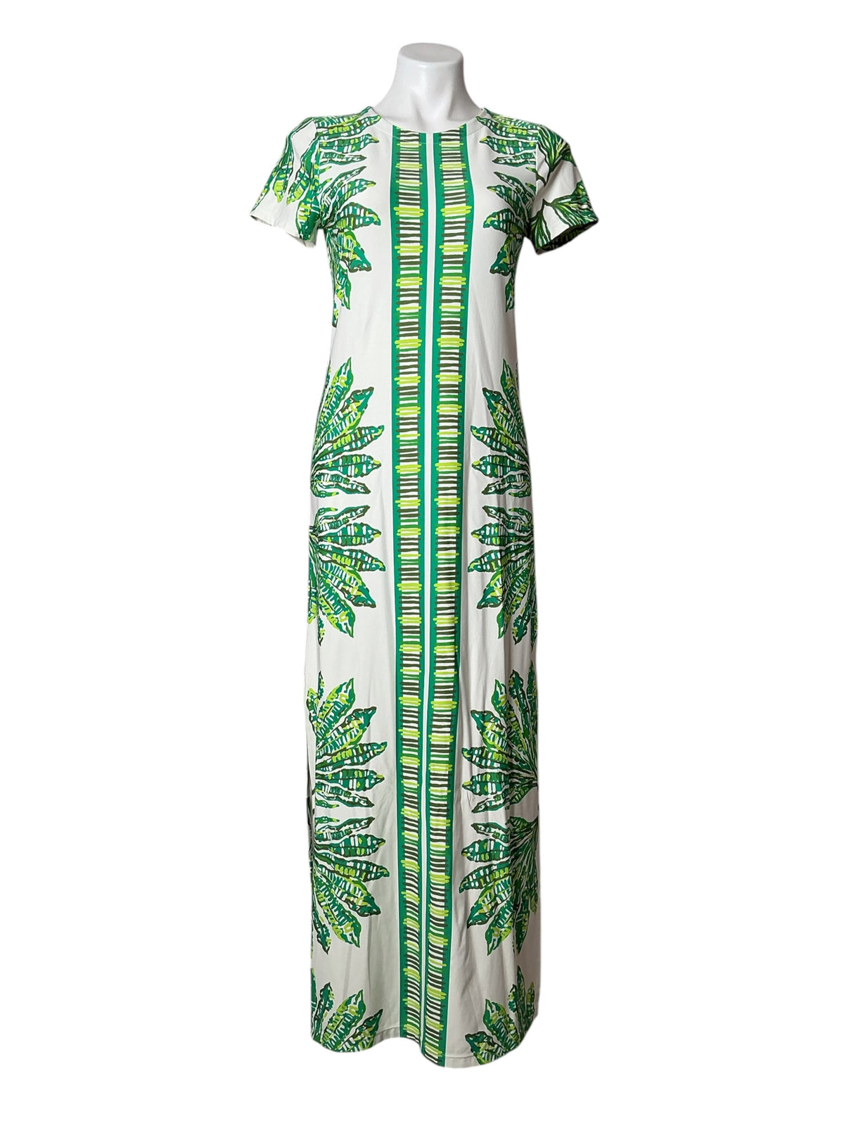 Lilly Pulitzer NWT Kaden UPF 50+ Maxi Dress Kitts Green Shady Babe Engineered Chilly Lilly - Size S