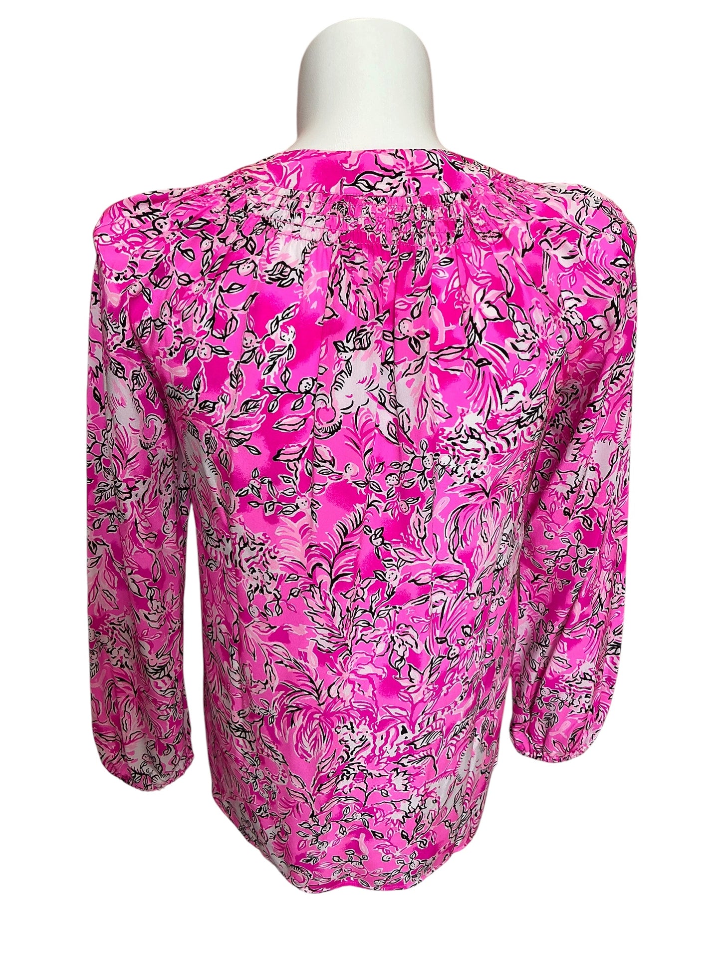Lilly Pulitzer Elsa Top Purposefully Pink - Size S