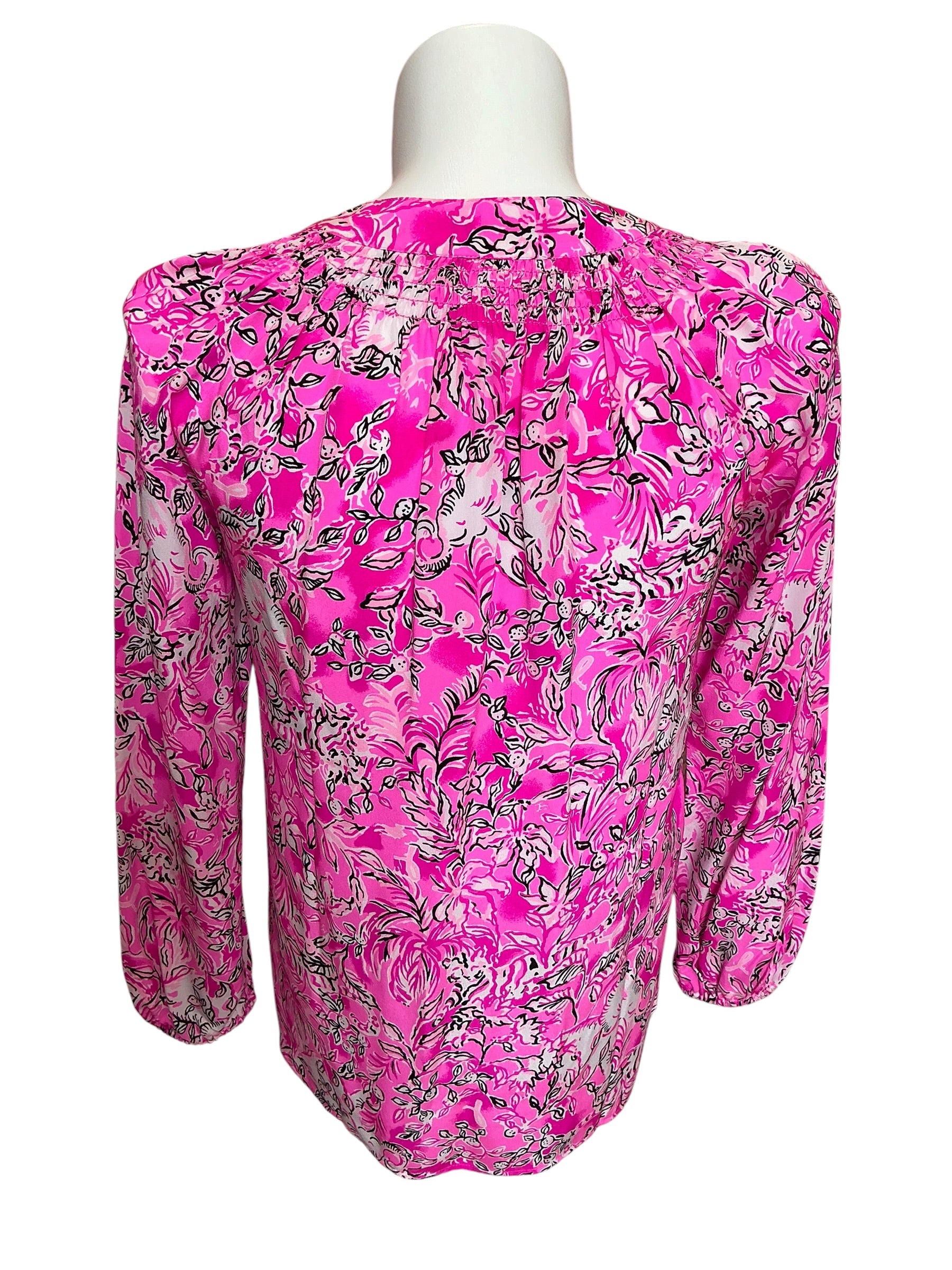 Lilly Pulitzer Elsa Top Purposefully Pink - Size S