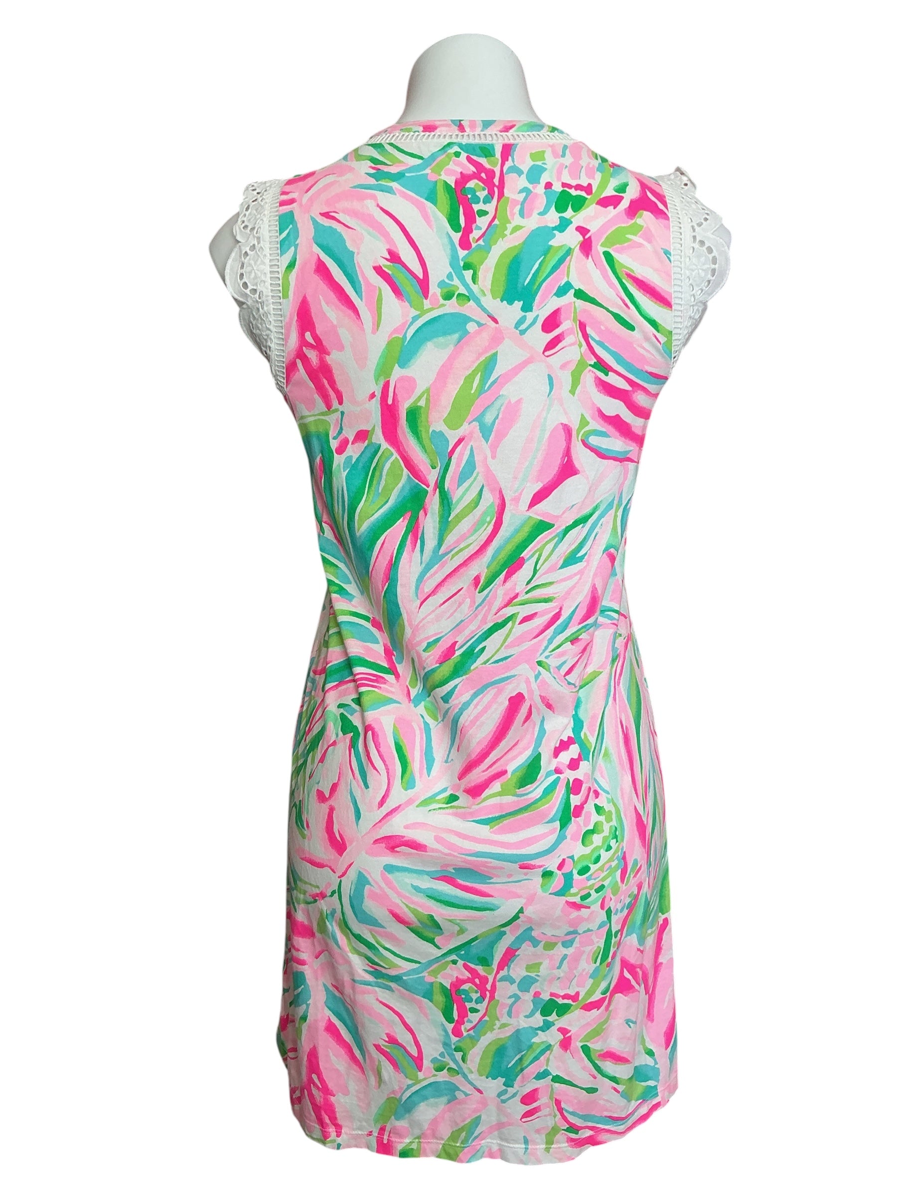 Lilly Pulitzer Agee Dress Croc My World - Size XS
