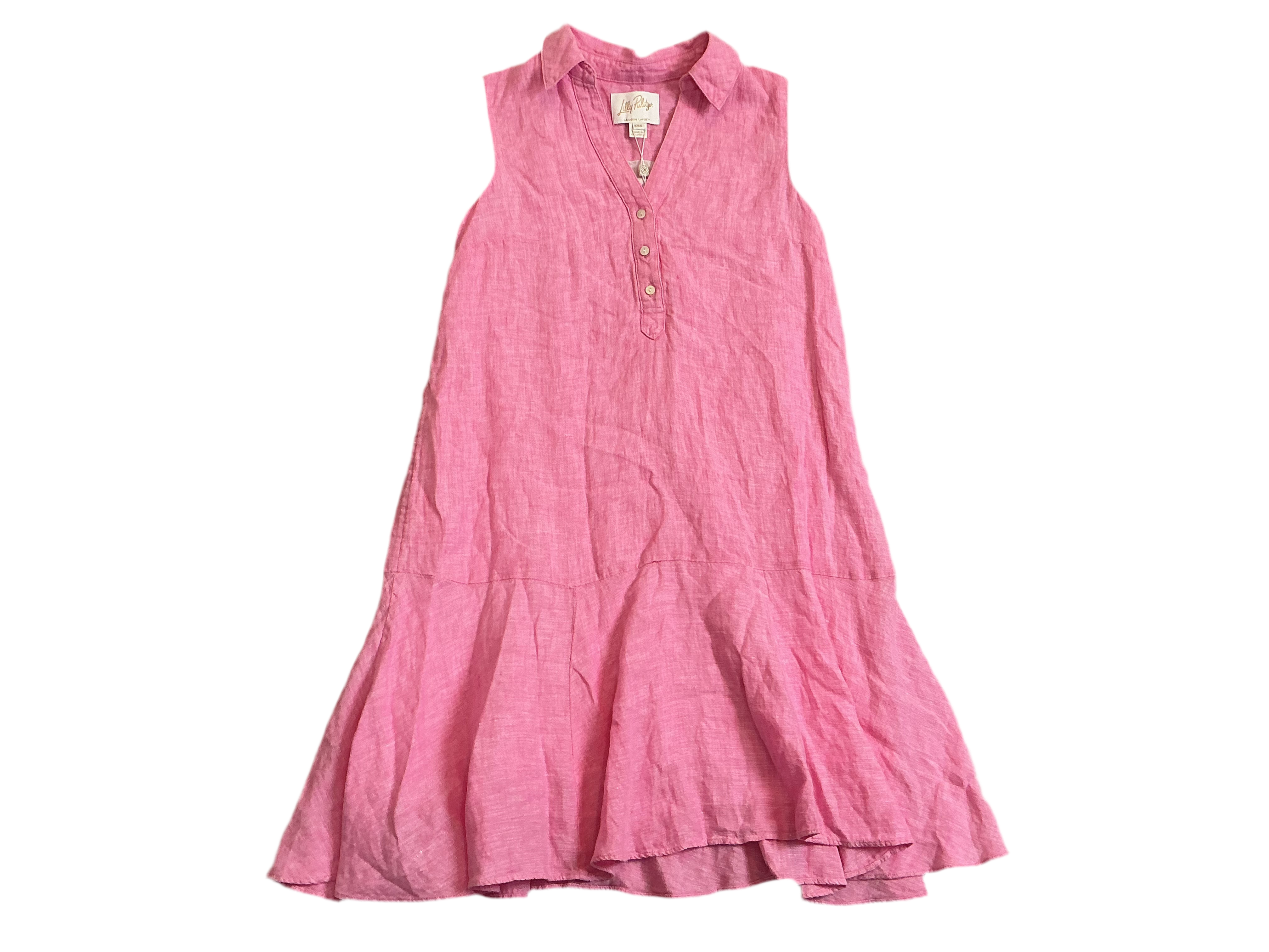 Lilly Pulitzer NWT - Ellowyn Linen Dress - Sunkissed Pink X Resor - Size XXS