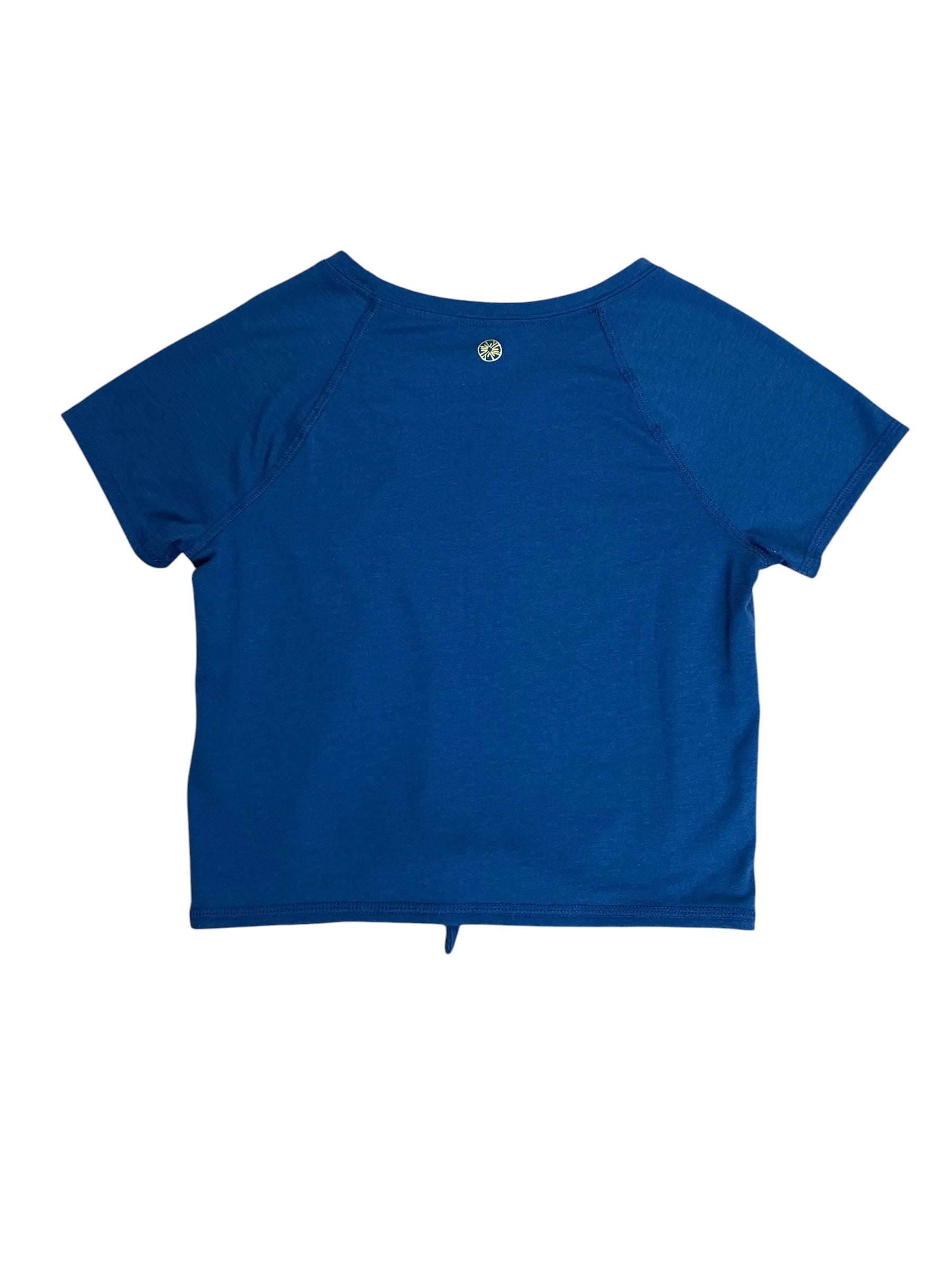 Lilly Pulitzer Kids Girls Mini Kieran Active Tee Oyster Bay Navy - Size L 8-10