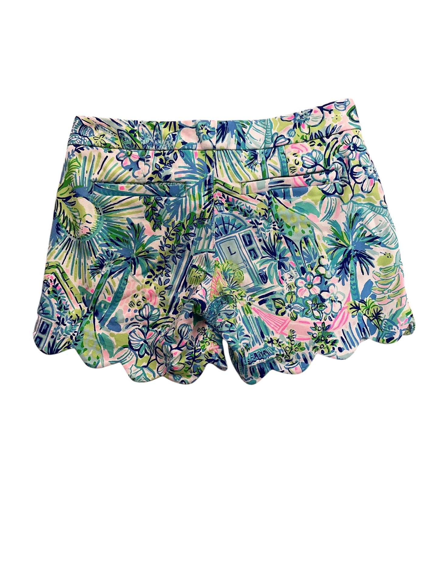 Lilly Pulitzer Kelly Scalloped Shorts Lilly’s House - Size 00