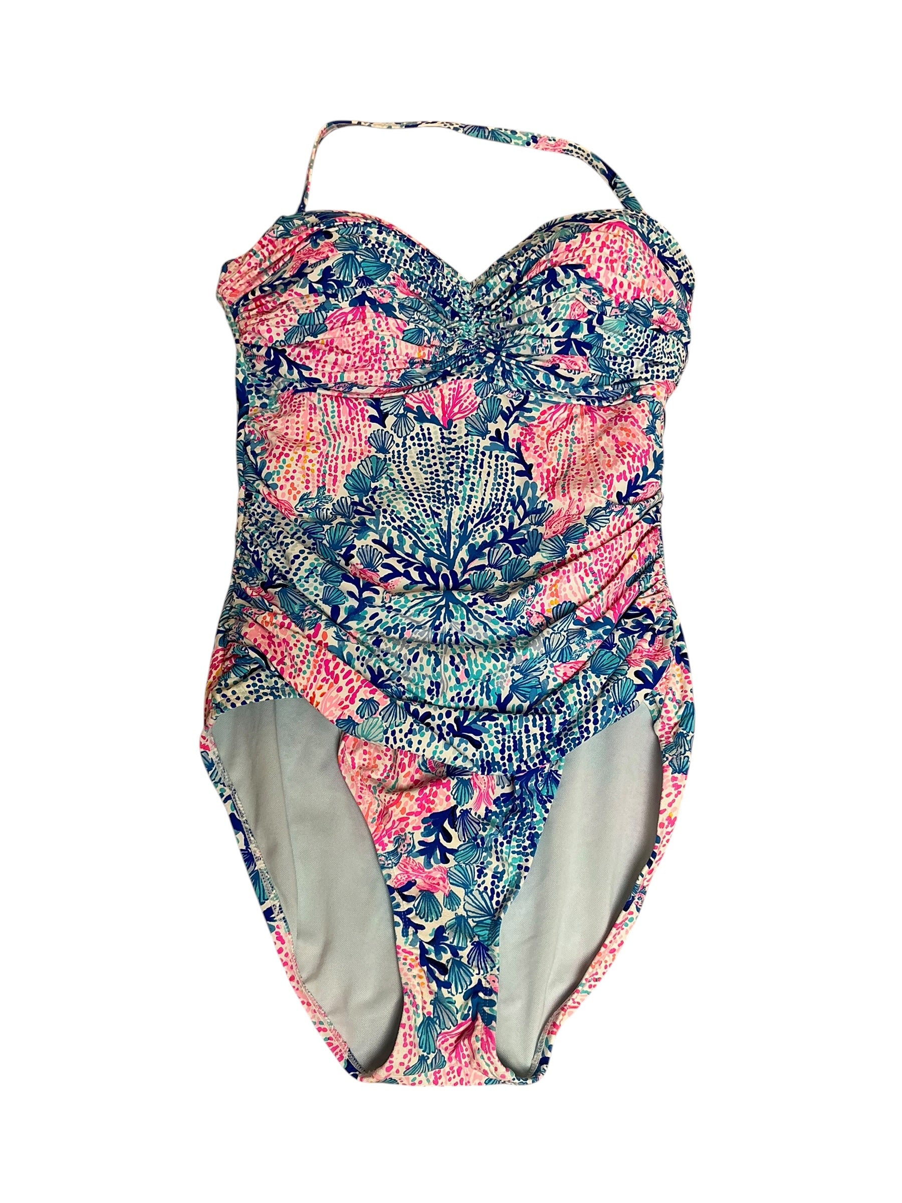 Lilly Pulitzer Flamenco One-Piece Sway With Me - Size 10