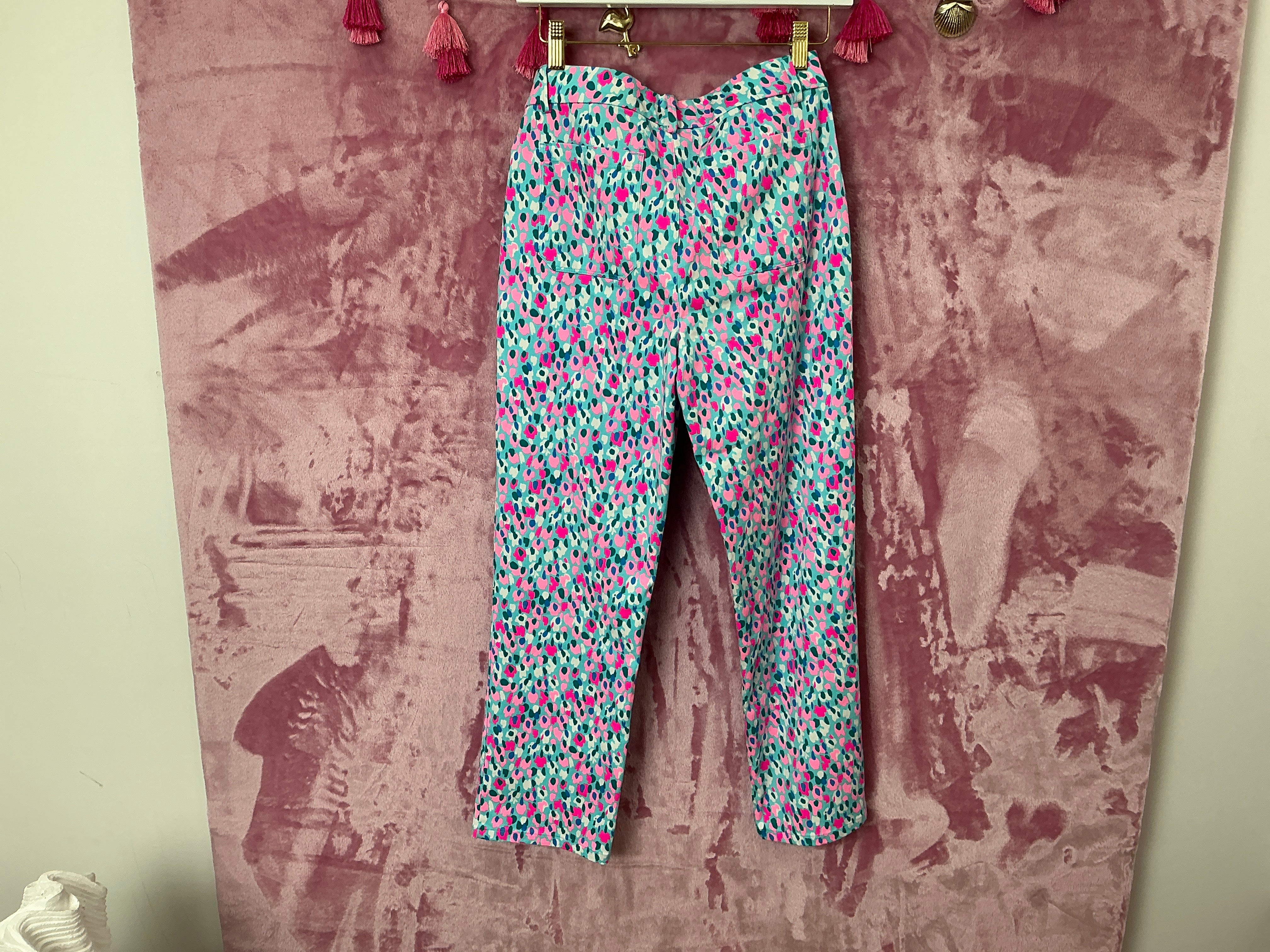 Lilly Pulitzer Pant NWT - Divia Stretch Pant - Multi - Hottie Dottie - Size 4