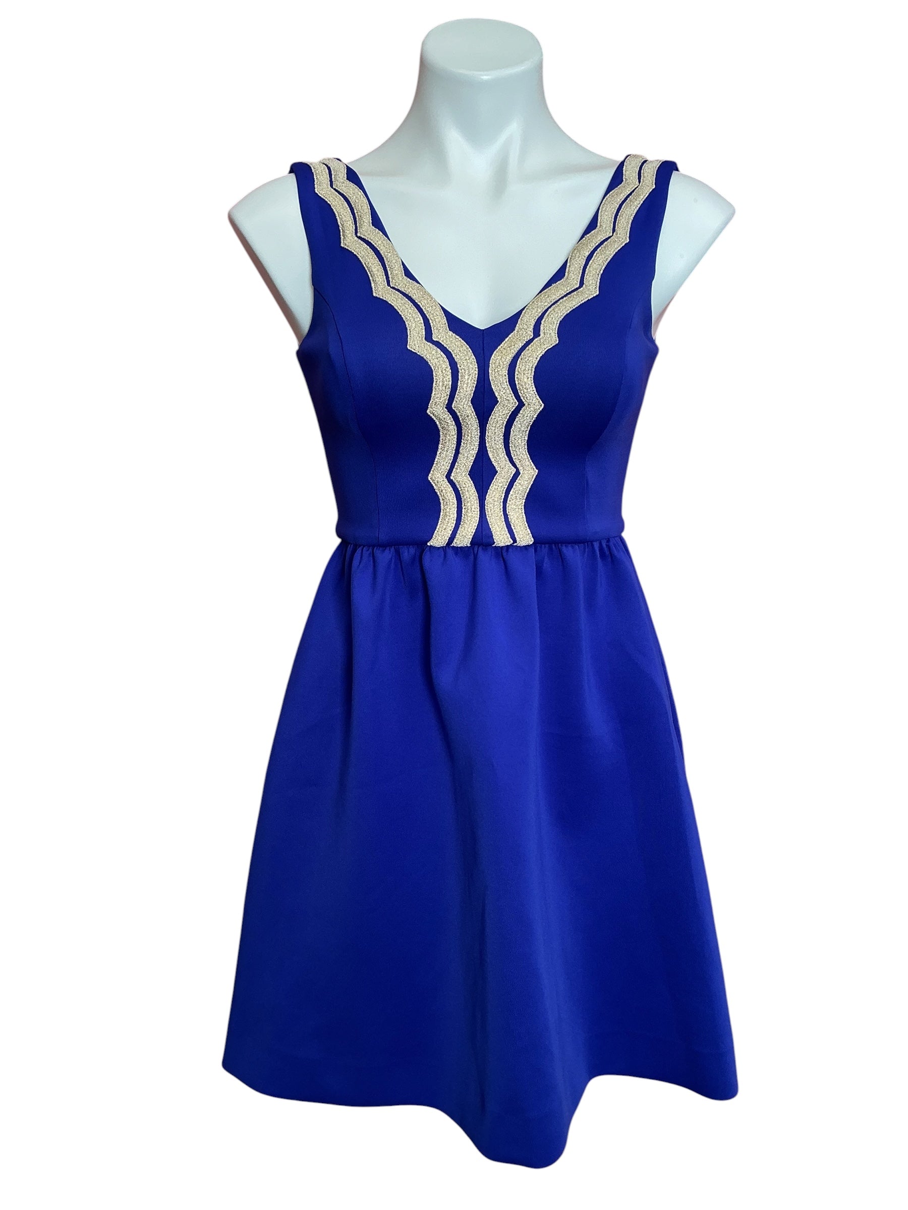 Lilly Pulitzer Rorey Dress Royal Purple - Size XXS