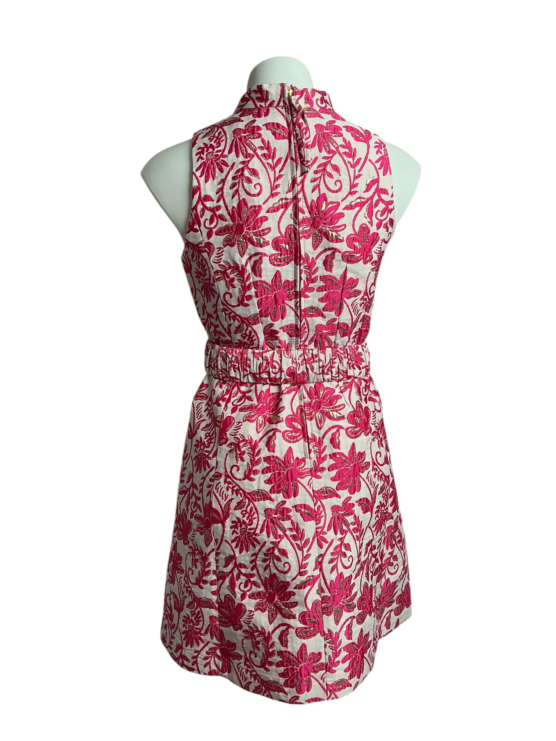 Lilly Pulitzer- NWT Tazie Dress Sunshell Pink Sunseeker Jacquard Size 0