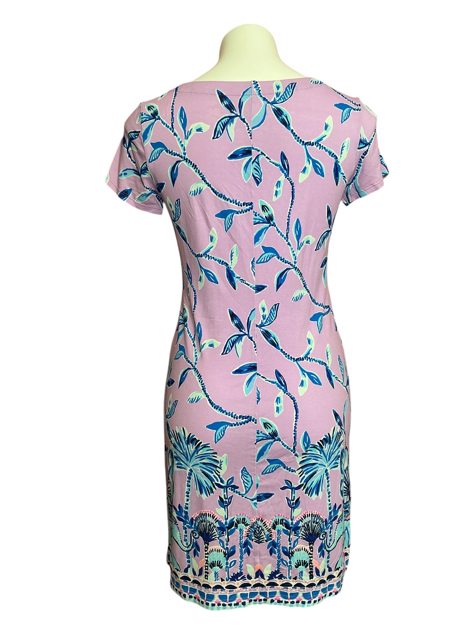 Lilly Pulitzer Sophiletta Dress Purple Iris Slathouse Jungle Engineered - Size S