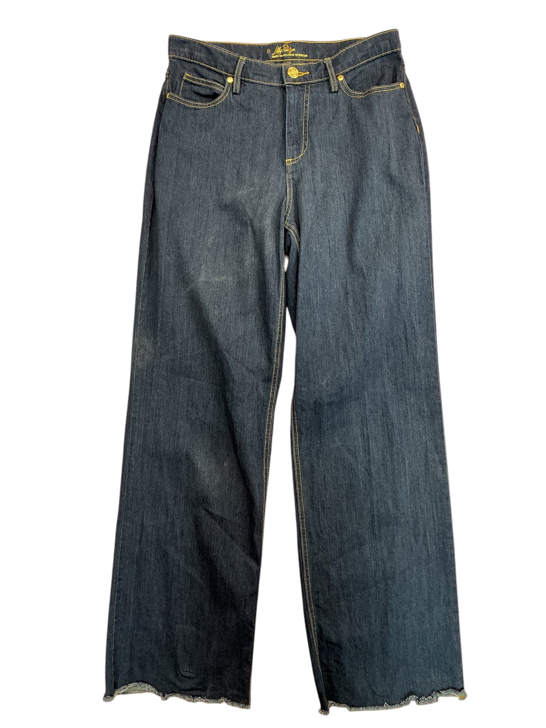 Lilly Pulitzer Aniston High Rise Straight Jeans Denim - Size 8