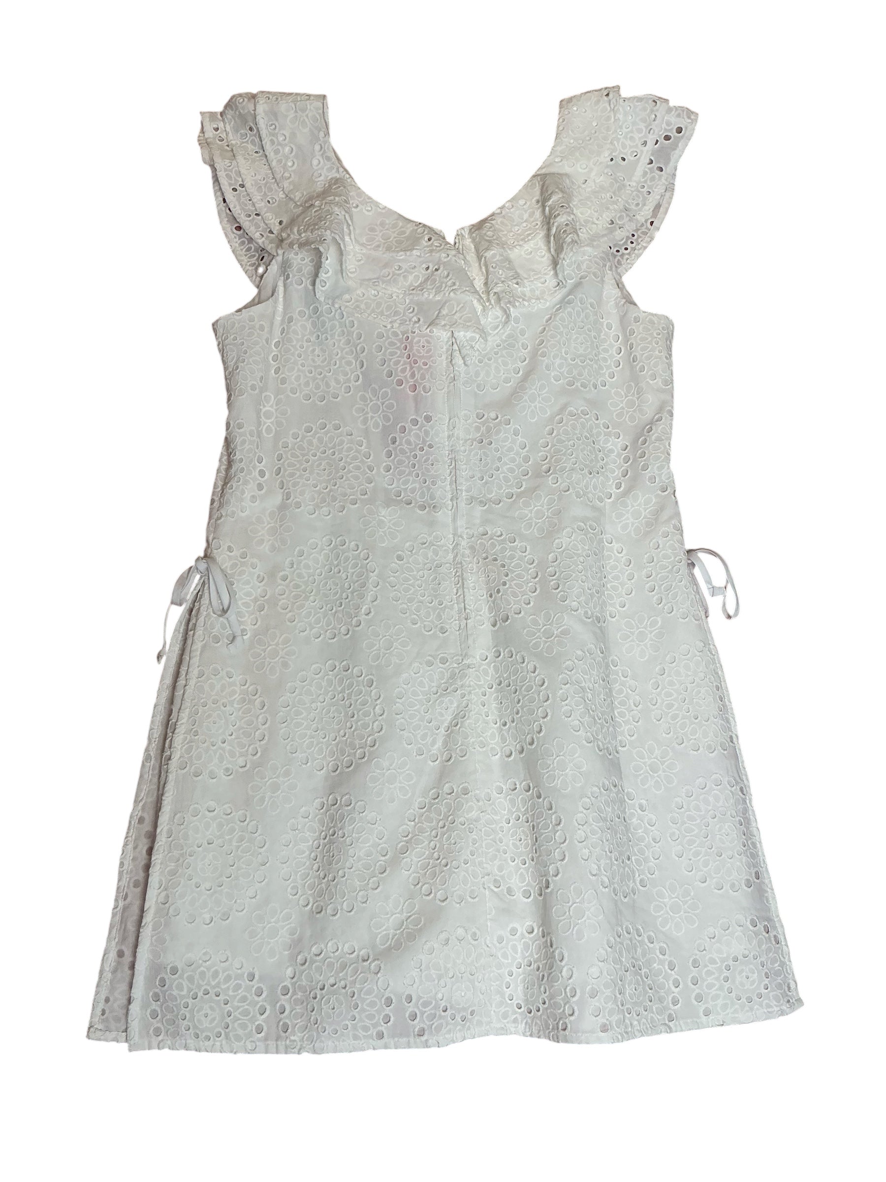 Lilly Pulitzer NWT Emiline Romper Resort White Circle Bloom Eyelet - Size 4
