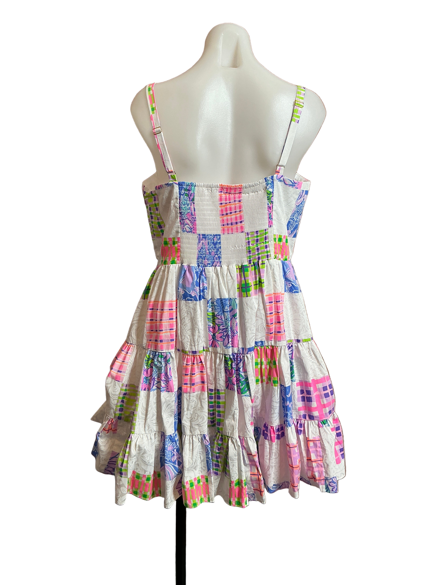 Lilly Pulitzer NWT Alison Cotton Dress Patch Me If You Can - Size 12