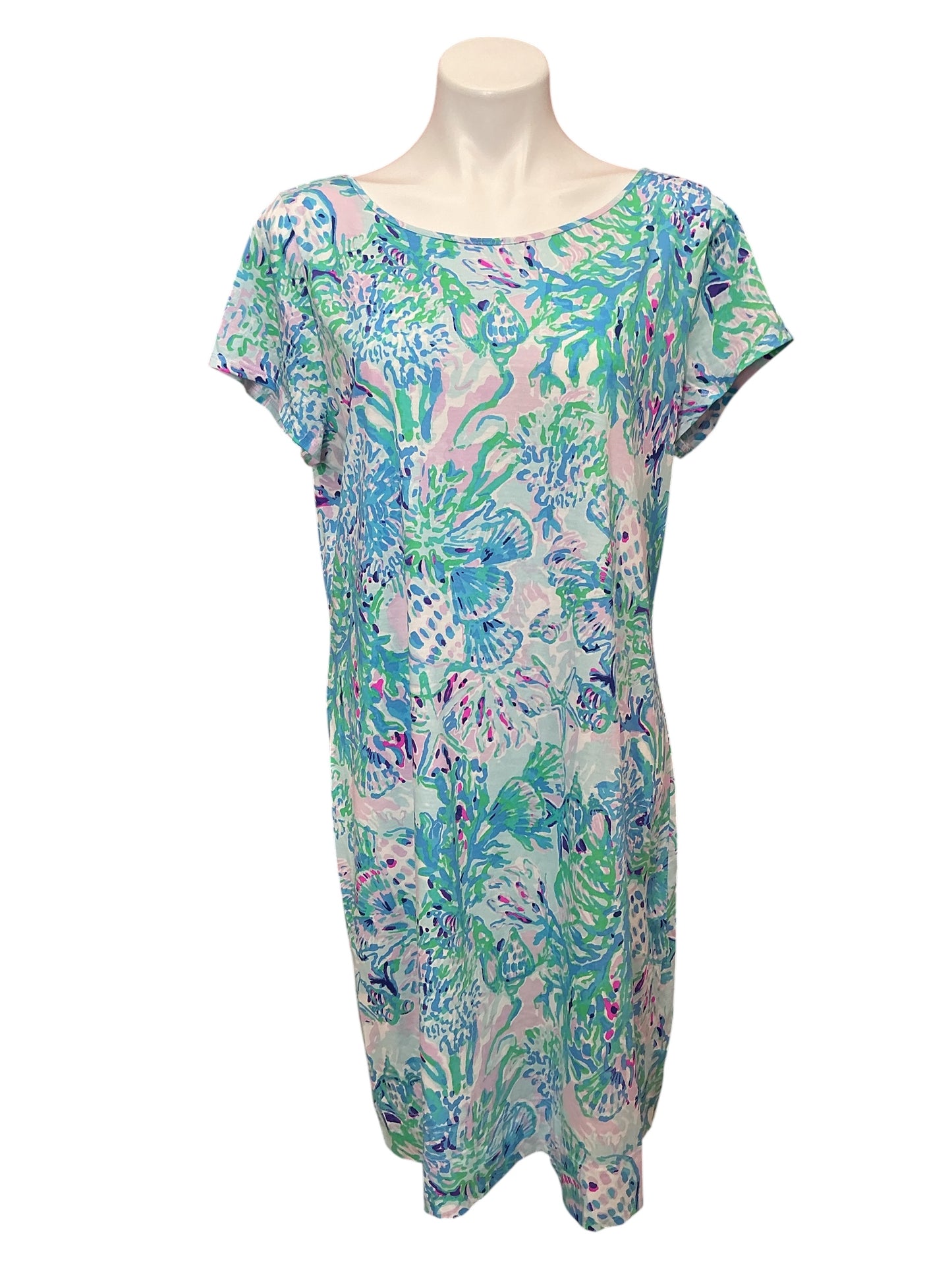 Lilly Pulitzer Marlowe Dress Amethyst Tint Craysea - Size XL