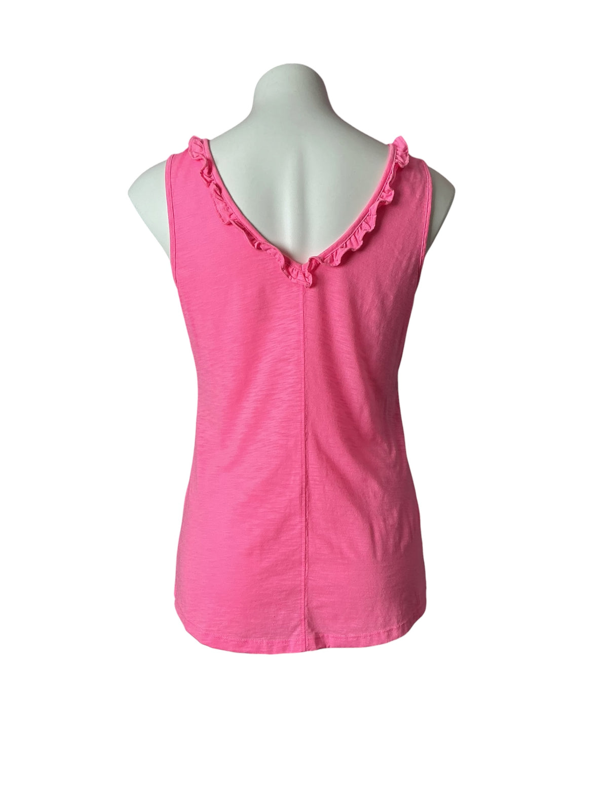 Lilly Pulitzer Gigi Ruffle Top Roxie Pink - Size S