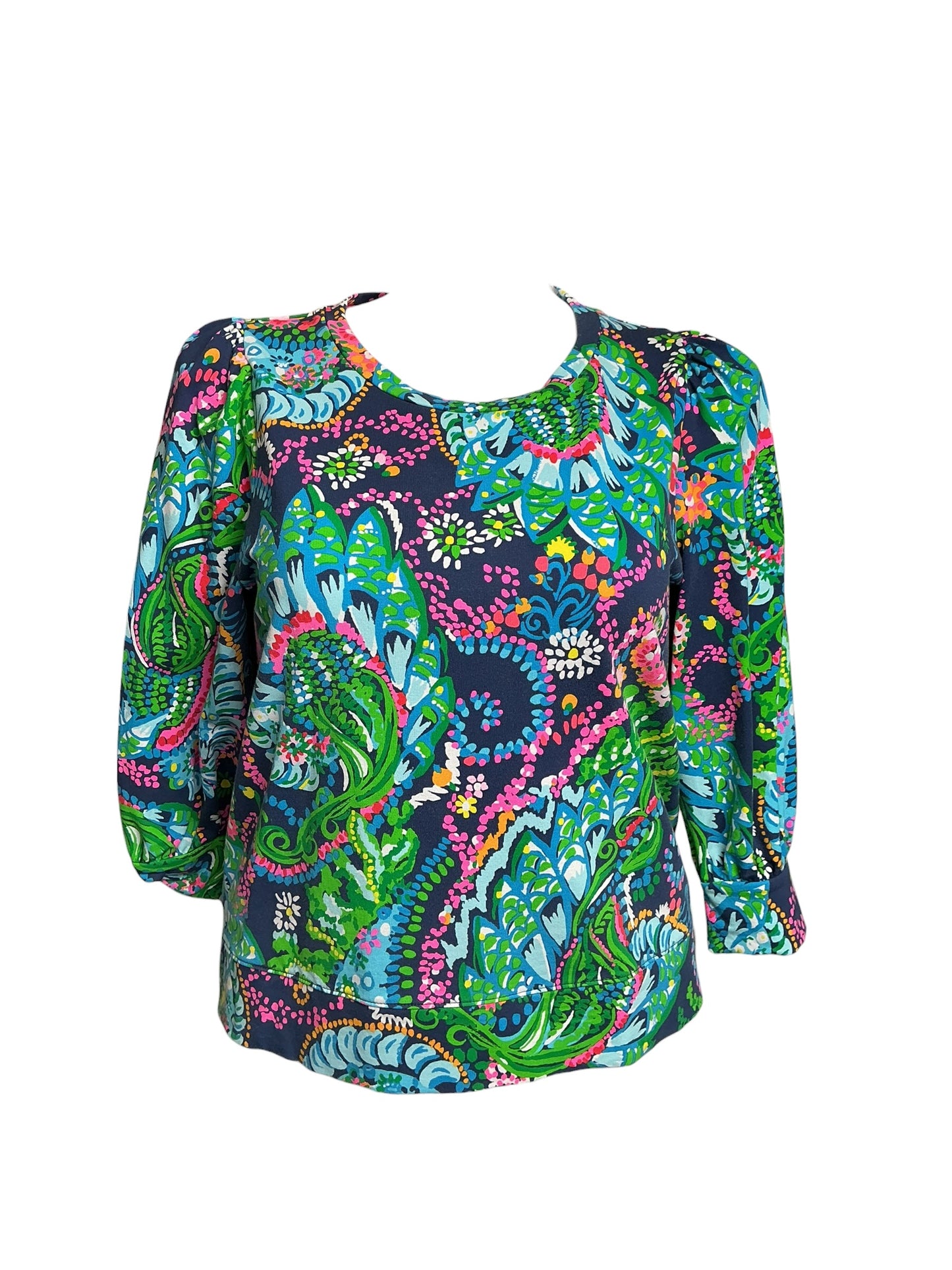 Lilly Pulitzer Corden Sweatshirt - Multi Take Me To The Sea - Size L